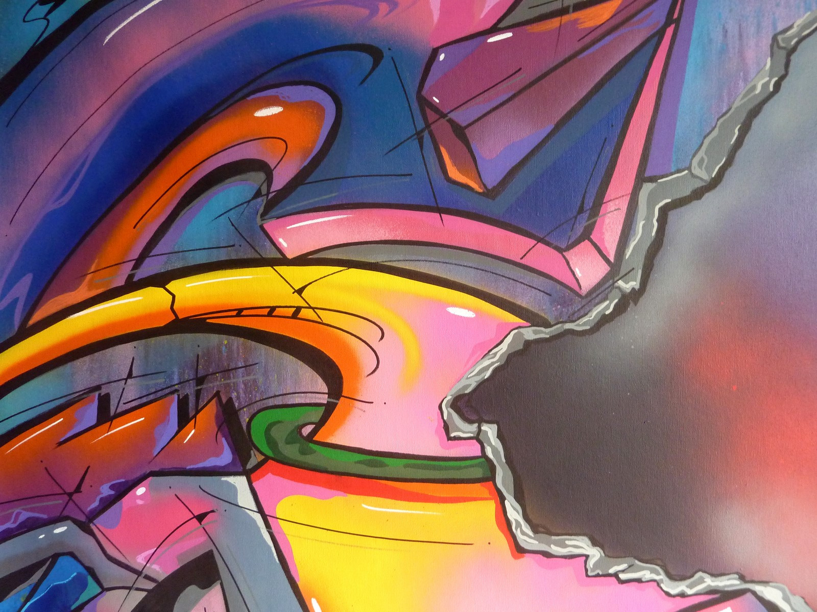 Saname, Trace n°2428, peinture - Galerie de vente et d’achat d’art contemporain en ligne Artalistic