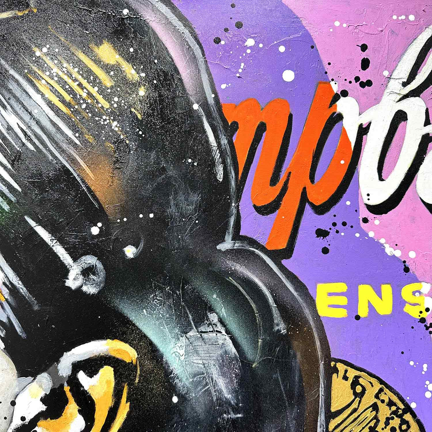 Patrick Cornee, Audrey Hepburn loves Andy Warhol, Peinture - Galerie de vente et d’achat d’art contemporain en ligne Artalistic