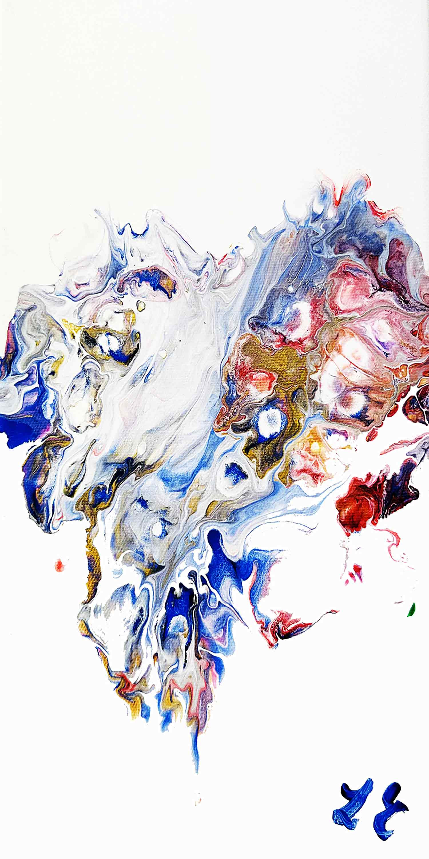 Lucile Egeley, Fluide, Peinture - Galerie de vente et d’achat d’art contemporain en ligne Artalistic
