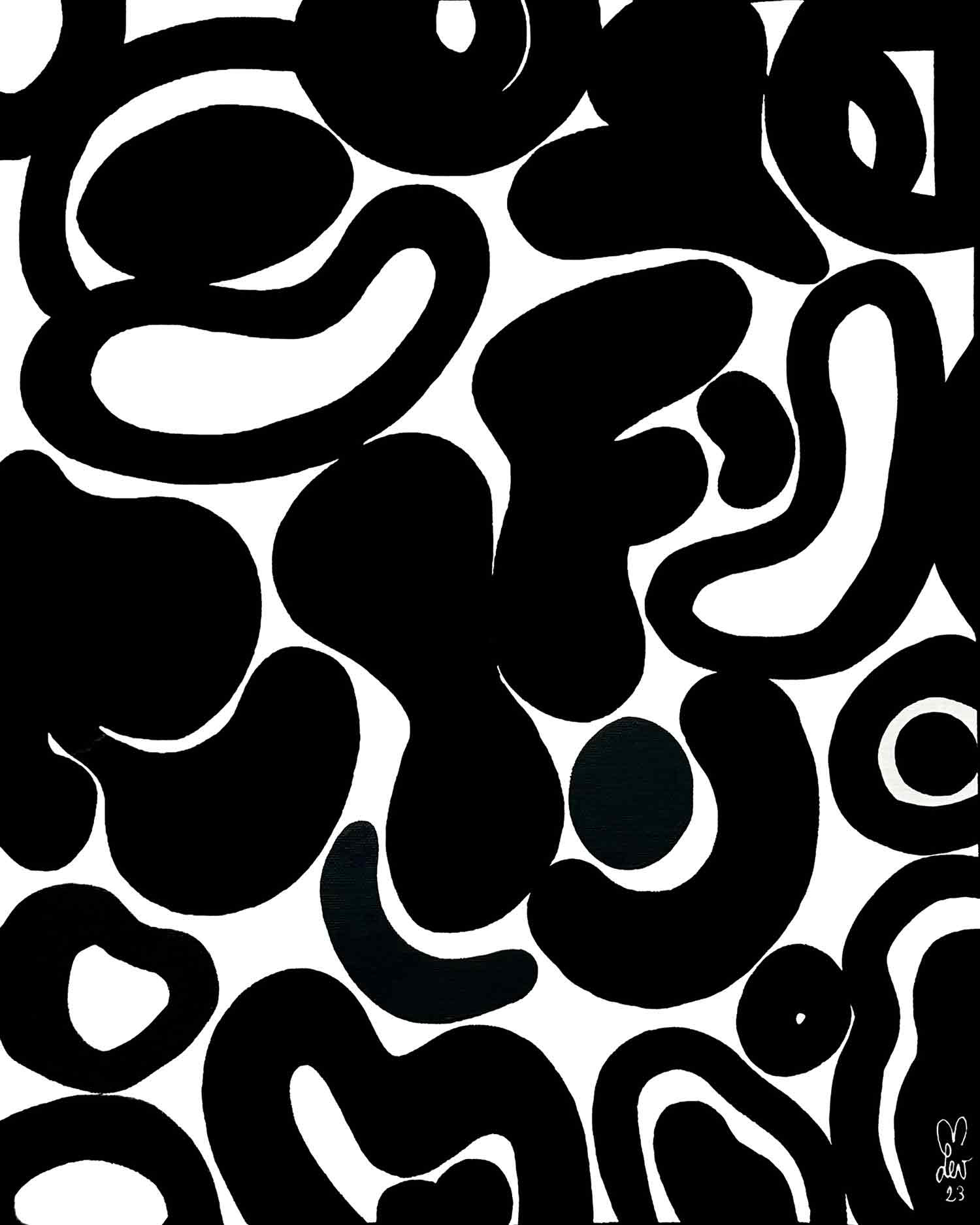 Mme Lev, Cellules, Peinture - Galerie de vente et d’achat d’art contemporain en ligne Artalistic