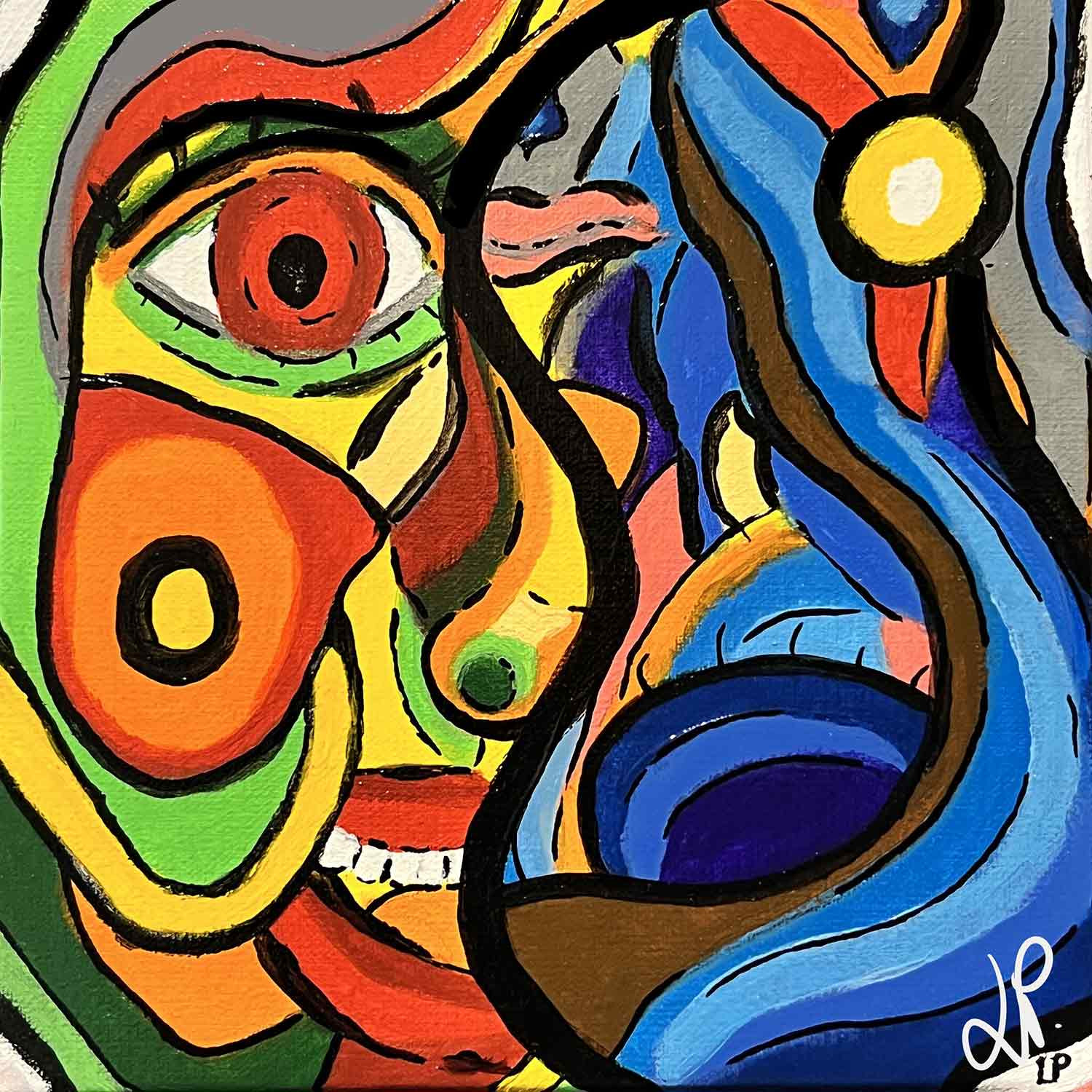 Lutti’s Korner, Bipolar, Peinture - Galerie de vente et d’achat d’art contemporain en ligne Artalistic