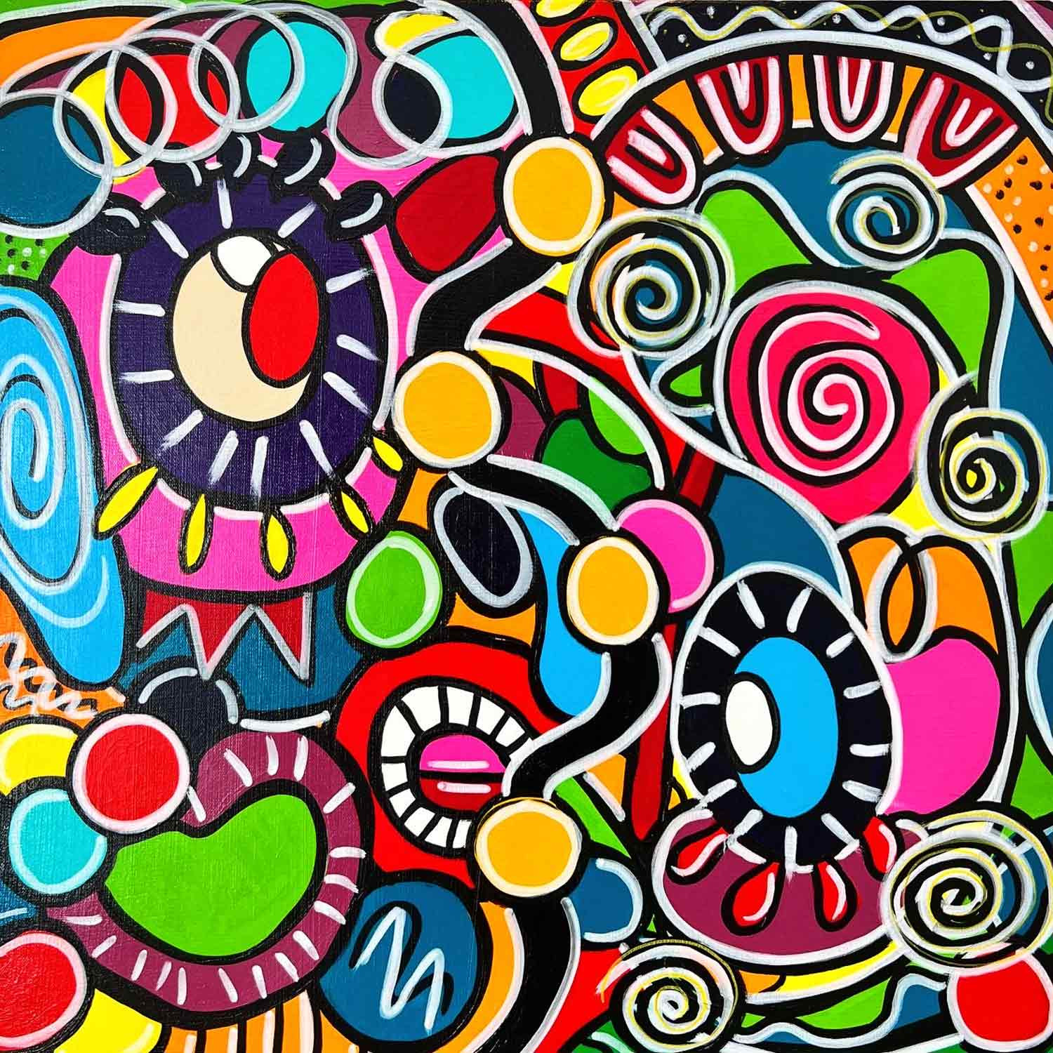 Lutti’s Korner, Shenanigans, Peinture - Galerie de vente et d’achat d’art contemporain en ligne Artalistic