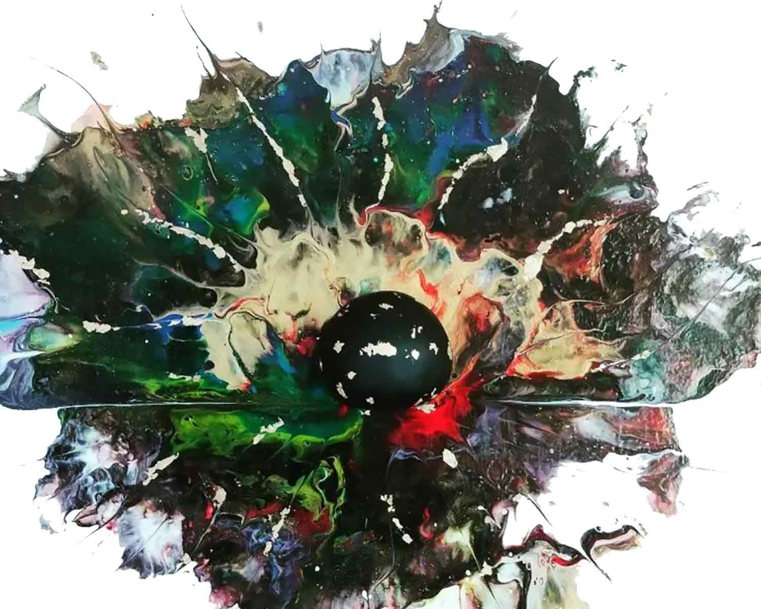 Aline Boullot, Rebond, Peinture - Galerie de vente et d’achat d’art contemporain en ligne Artalistic