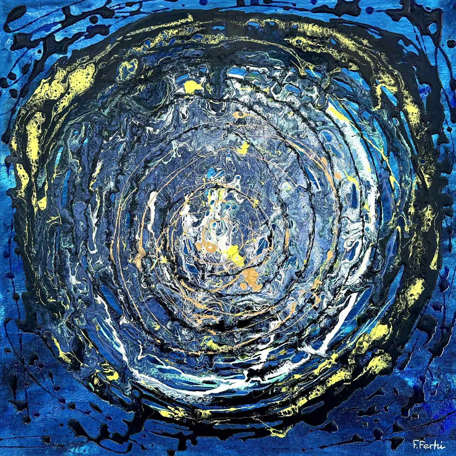 Fady Ferhi, Le passage vers l'autre monde, Peinture - Galerie de vente et d’achat d’art contemporain en ligne Artalistic