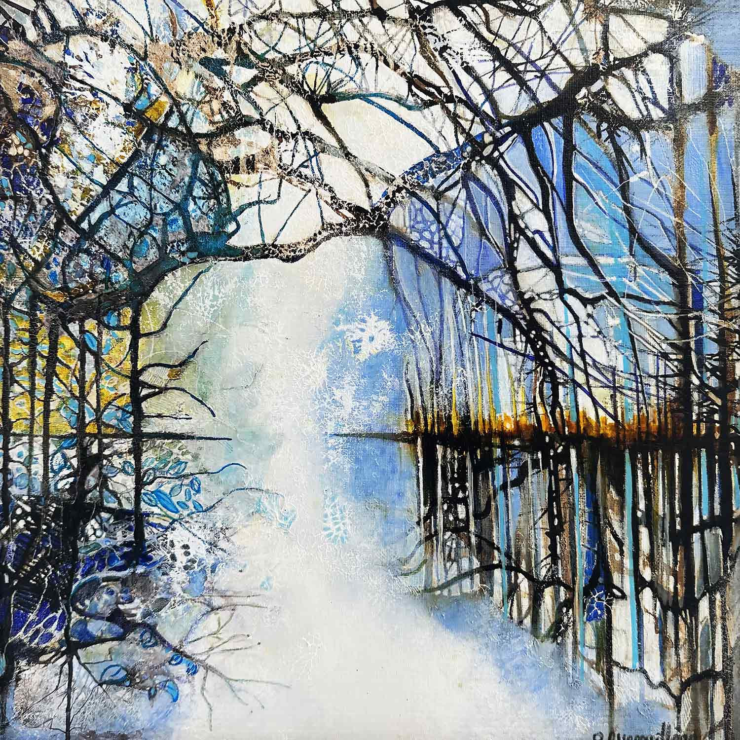 Patricia Quenouillere, Passage vers l’inconnu, Peinture - Galerie de vente et d’achat d’art contemporain en ligne Artalistic