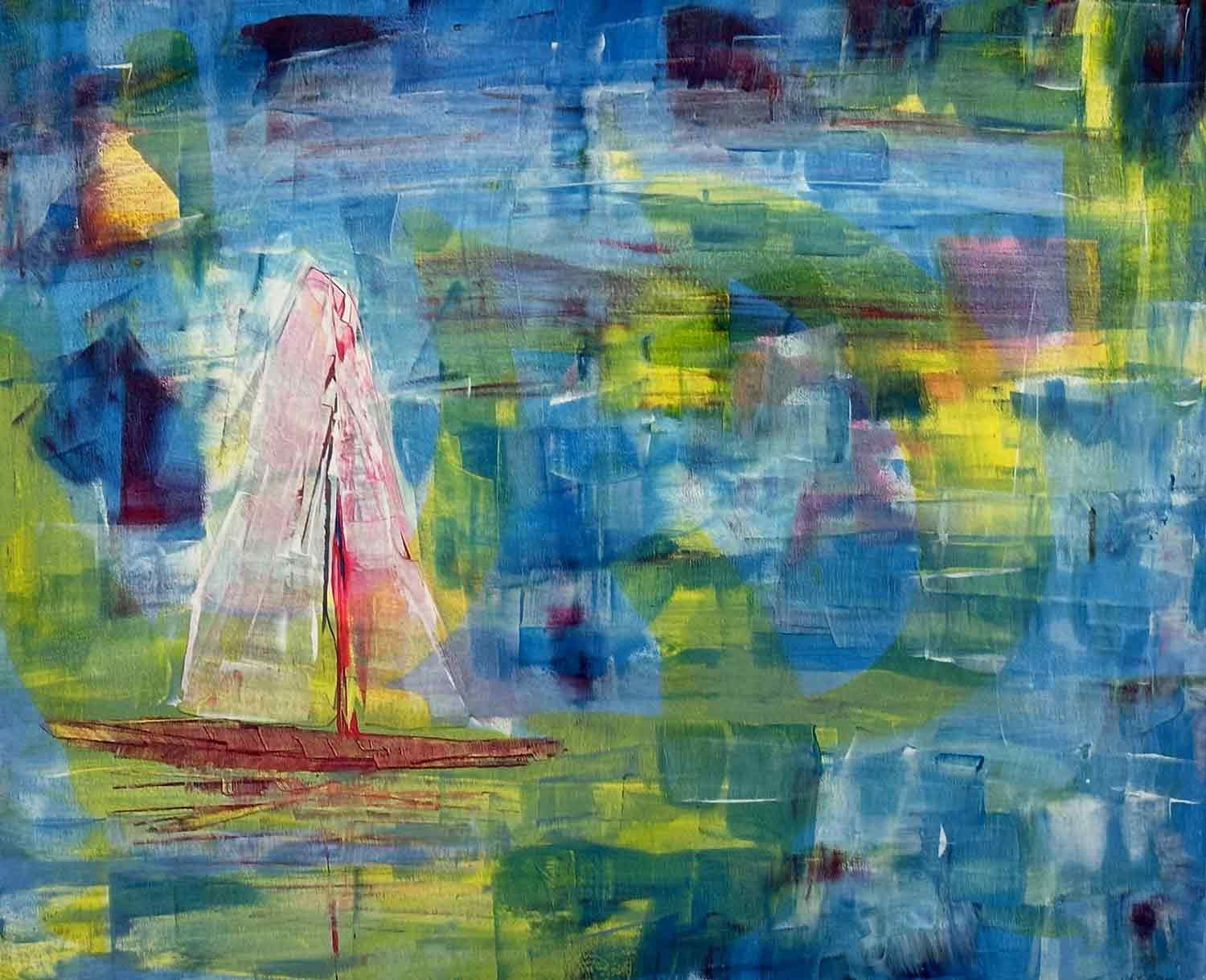 Agata Caliendo Krystkowiak, L’été indien, Peinture - Galerie de vente et d’achat d’art contemporain en ligne Artalistic