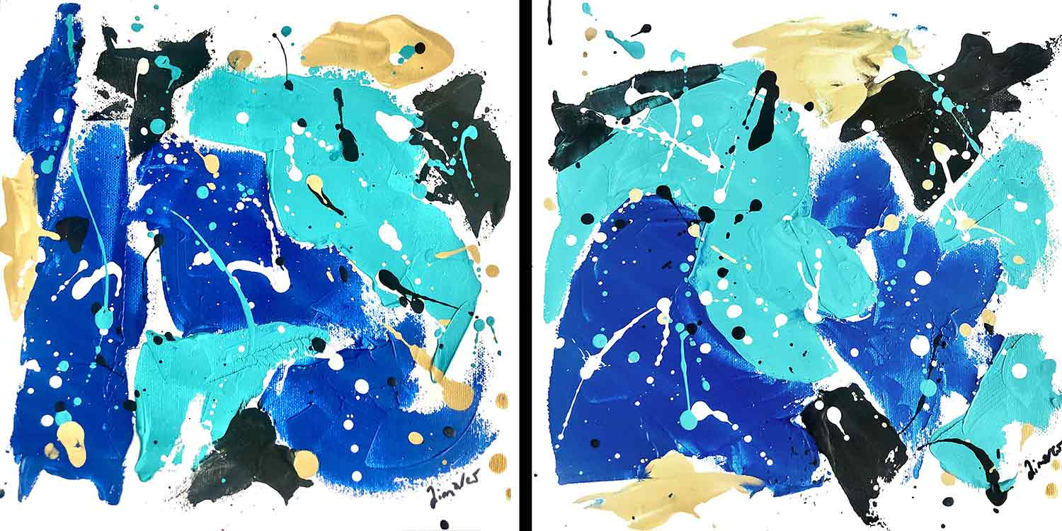 Rina Di Marco, Vagues, Peinture - Galerie de vente et d’achat d’art contemporain en ligne Artalistic