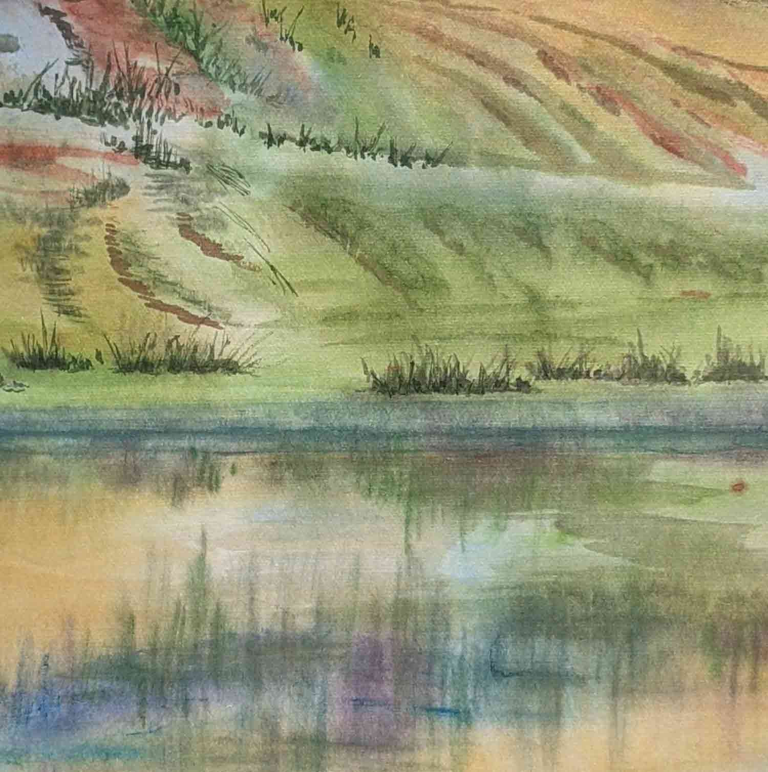 Muriel Besnard, reflets, peinture - Galerie de vente et d’achat d’art contemporain en ligne Artalistic