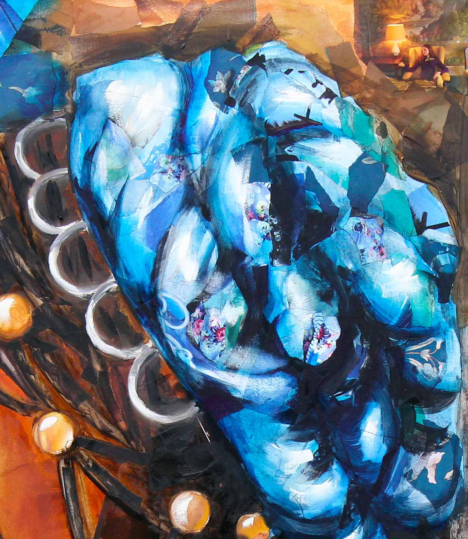 Nathalie Lemaitre, Le soleil donne, peinture - Galerie de vente et d’achat d’art contemporain en ligne Artalistic