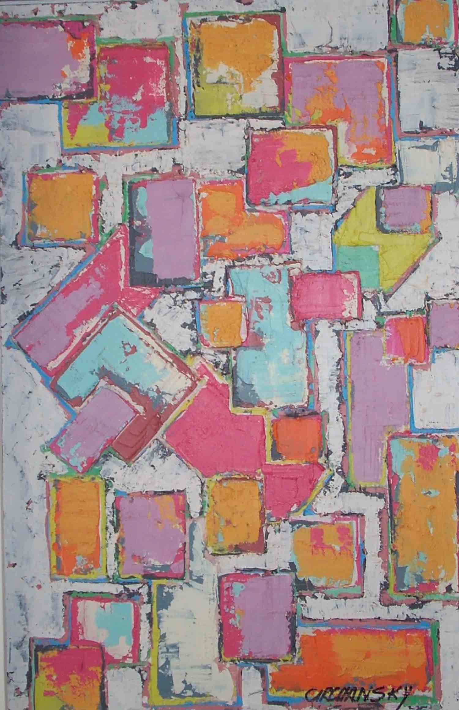 Joel Circhansky, série perceptions et formes, peinture - Galerie de vente et d’achat d’art contemporain en ligne Artalistic