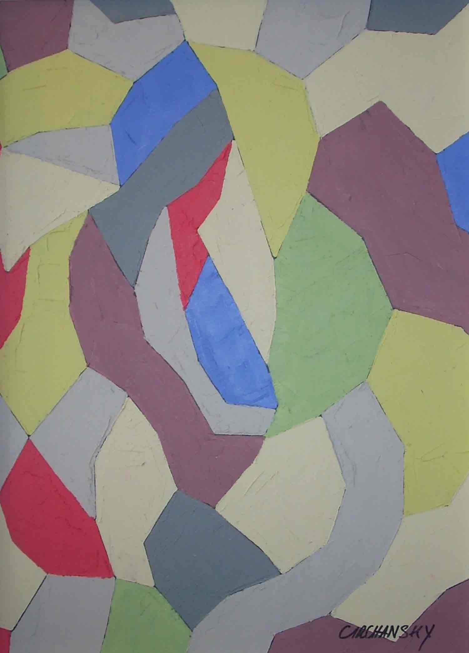 Joel Circhansky, série perceptions et formes, peinture - Galerie de vente et d’achat d’art contemporain en ligne Artalistic