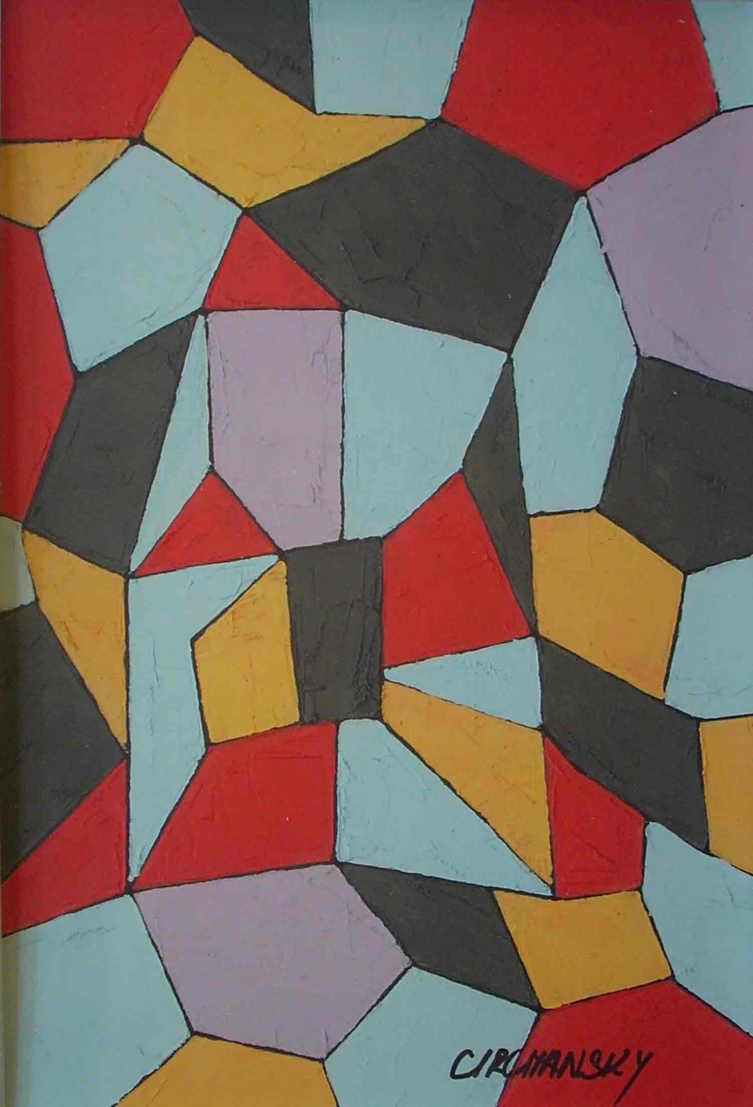 Joel Circhansky, série perceptions et formes, peinture - Galerie de vente et d’achat d’art contemporain en ligne Artalistic