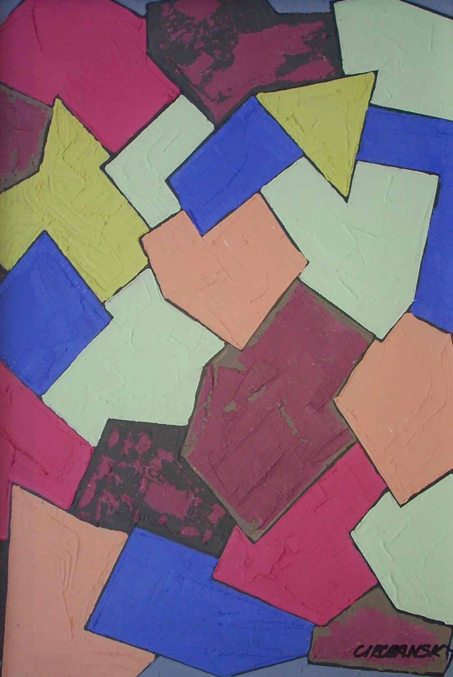 Joel Circhansky, série perceptions et formes, peinture - Galerie de vente et d’achat d’art contemporain en ligne Artalistic