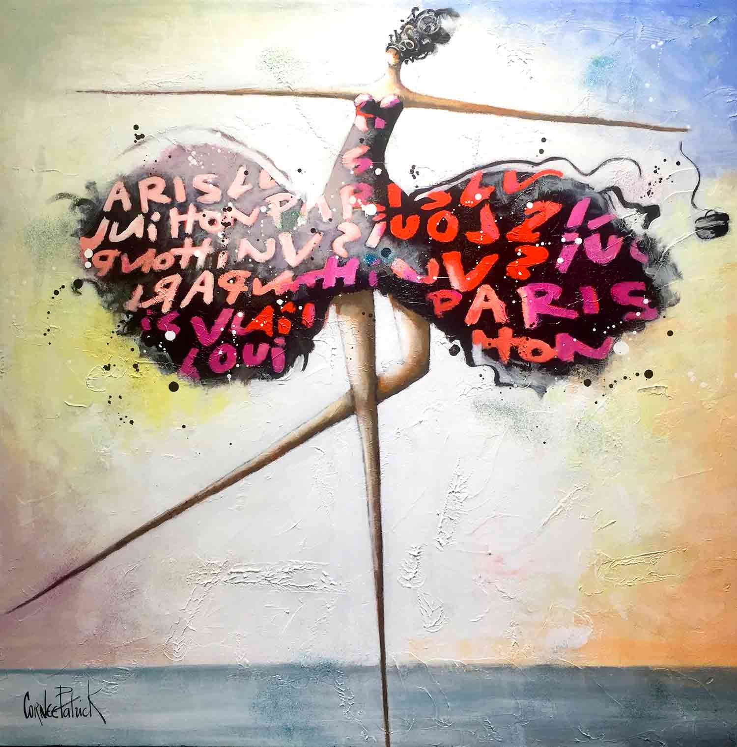 Patrick Cornée, I'm a lady, peinture - Galerie de vente et d’achat d’art contemporain en ligne Artalistic