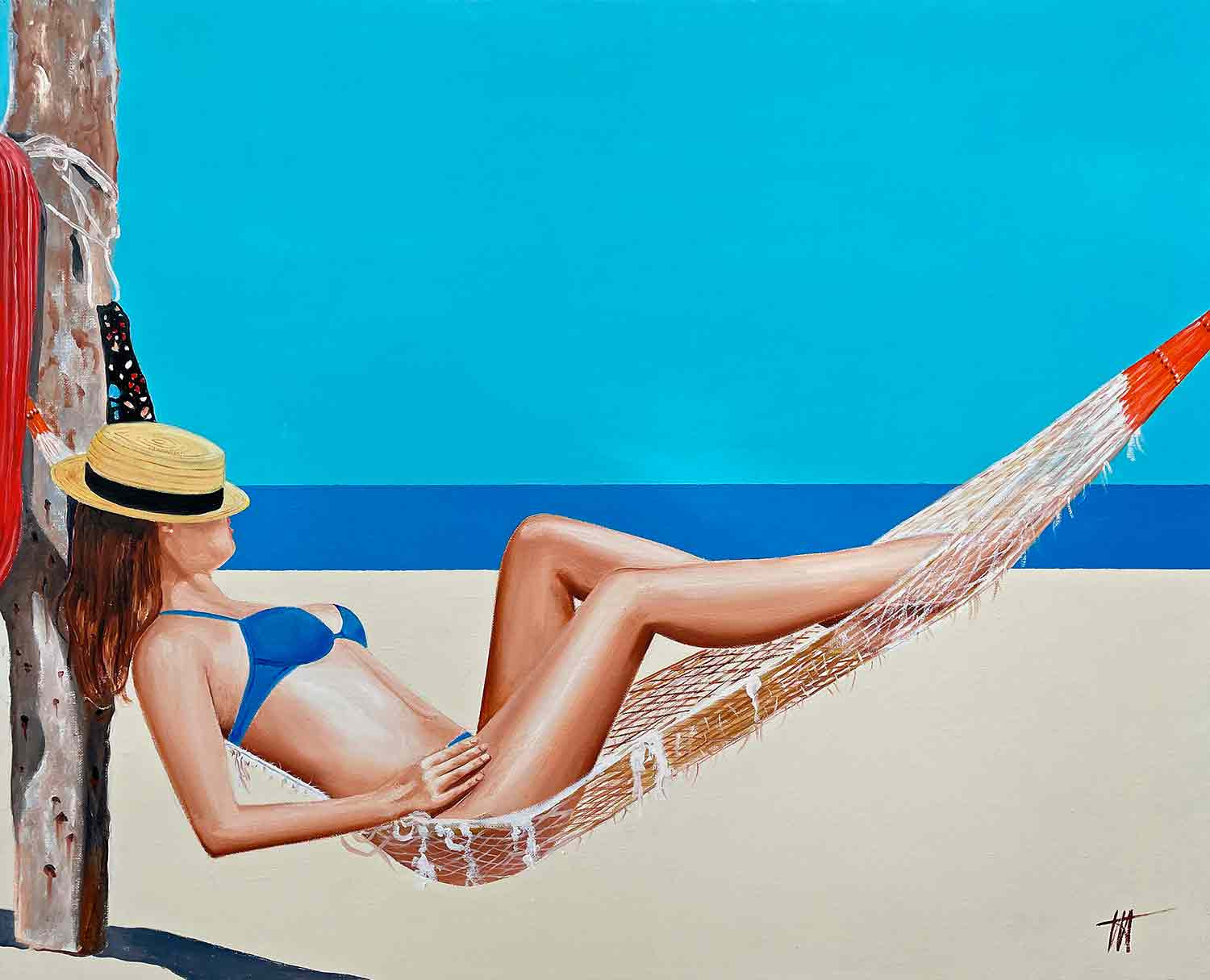 Jean-Jacques Venturini, Sous le soleil exactement, peinture - Galerie de vente et d’achat d’art contemporain en ligne Artalistic