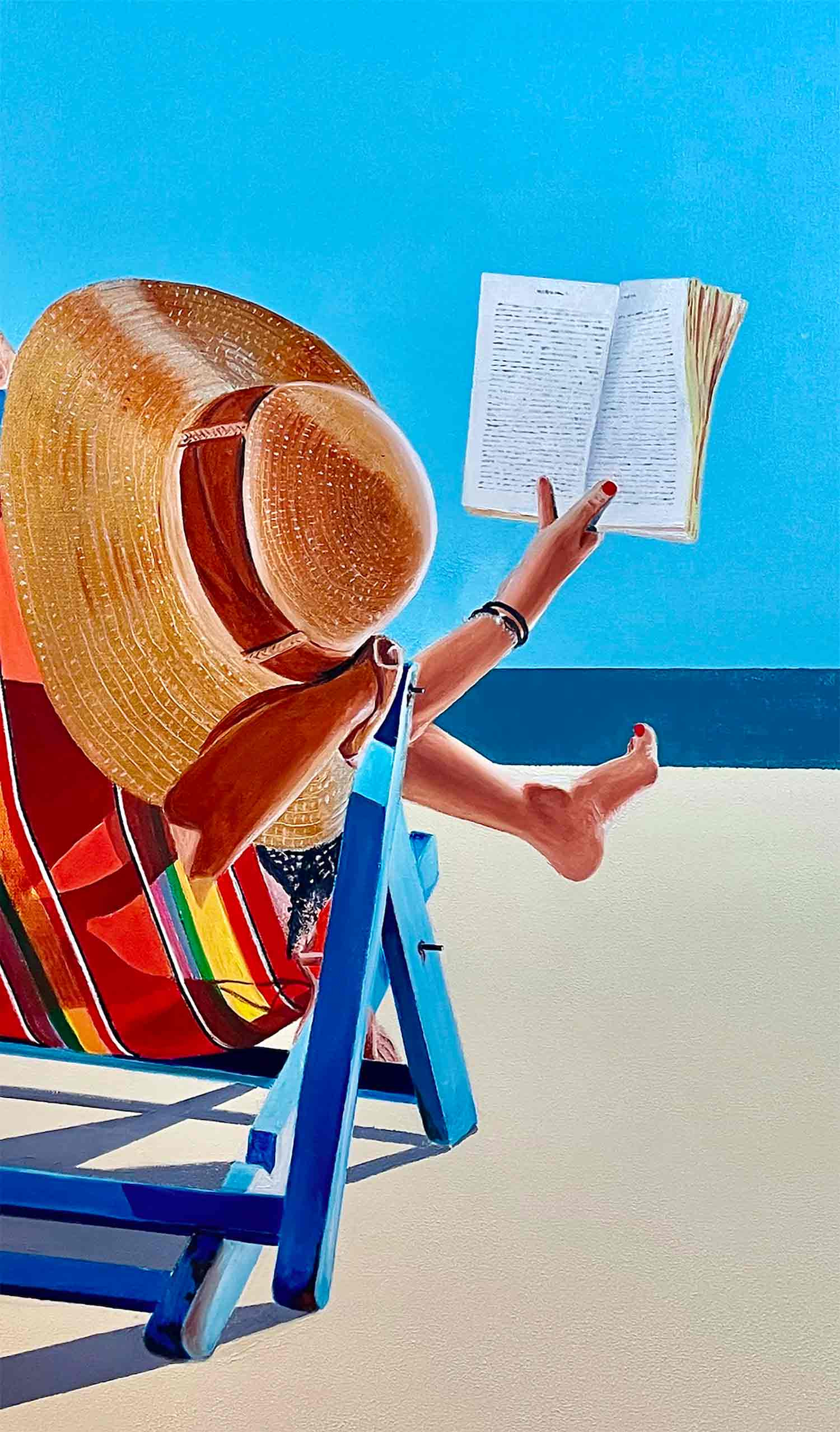 Jean-Jacques Venturini, Sous le soleil exactement, peinture - Galerie de vente et d’achat d’art contemporain en ligne Artalistic