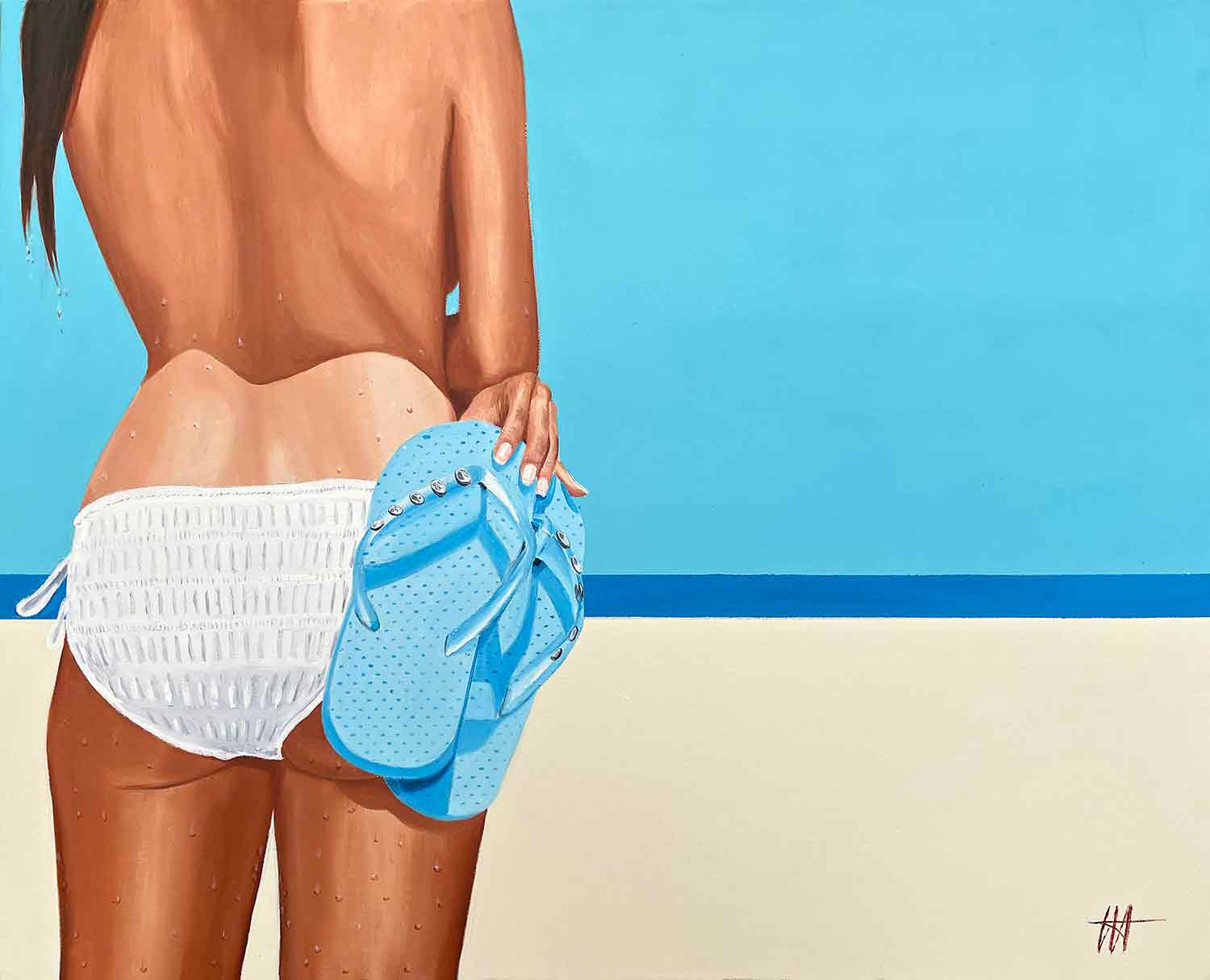 Jean-Jacques Venturini, Sous le soleil exactement, peinture - Galerie de vente et d’achat d’art contemporain en ligne Artalistic