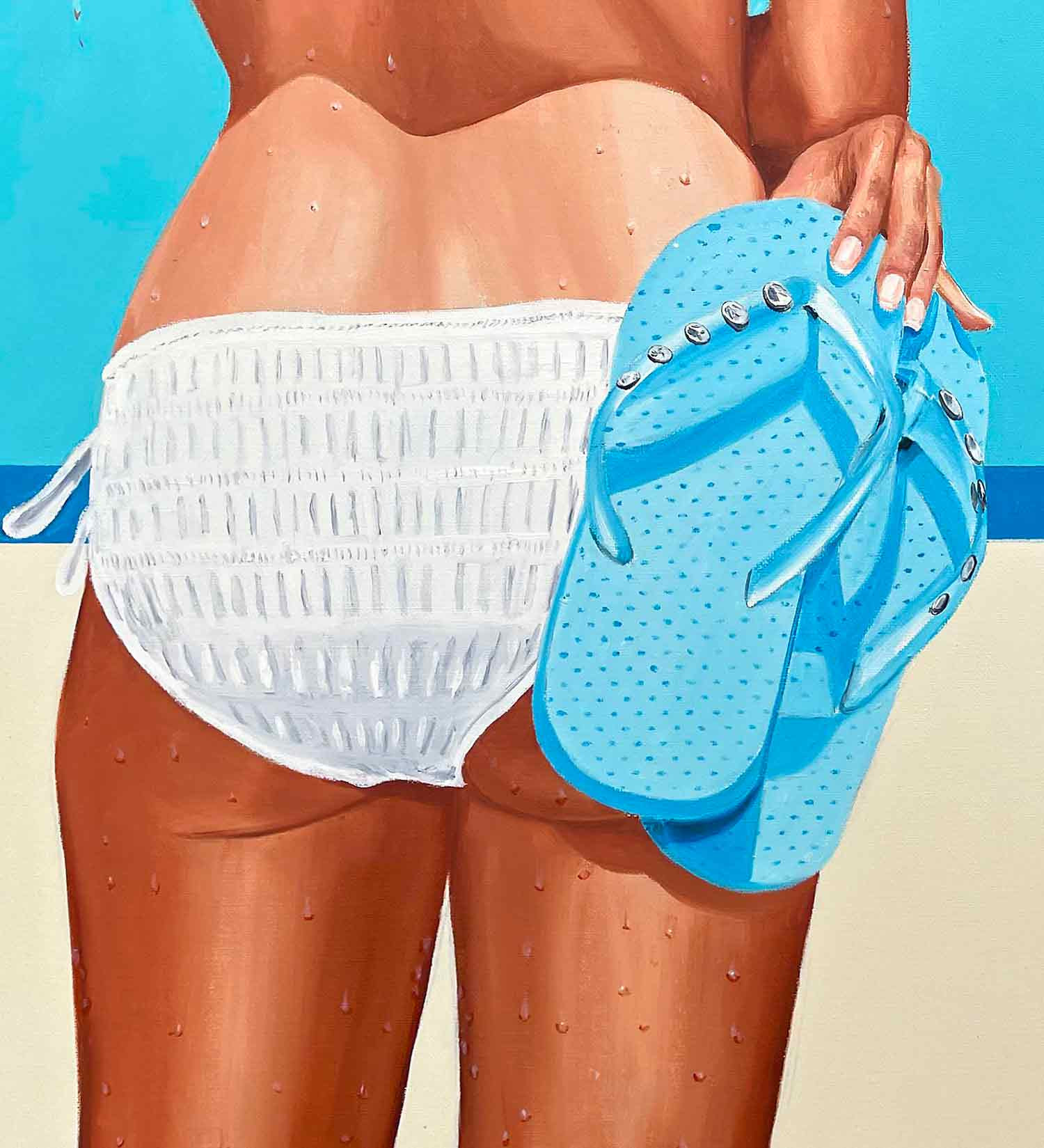 Jean-Jacques Venturini, Sous le soleil exactement, peinture - Galerie de vente et d’achat d’art contemporain en ligne Artalistic