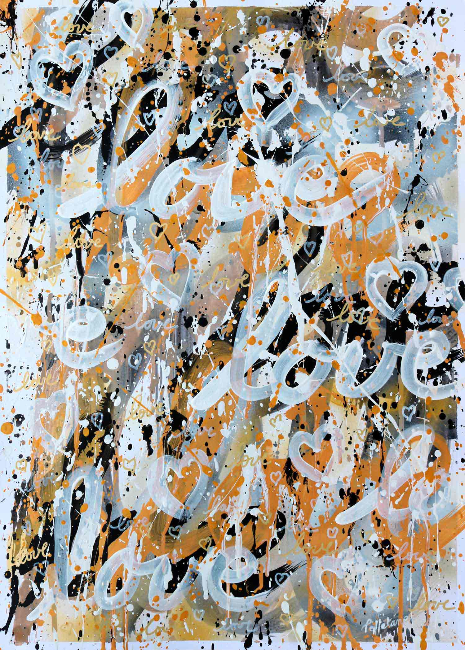 Isabelle Pelletane, Love love 20, peinture - Galerie de vente et d’achat d’art contemporain en ligne Artalistic