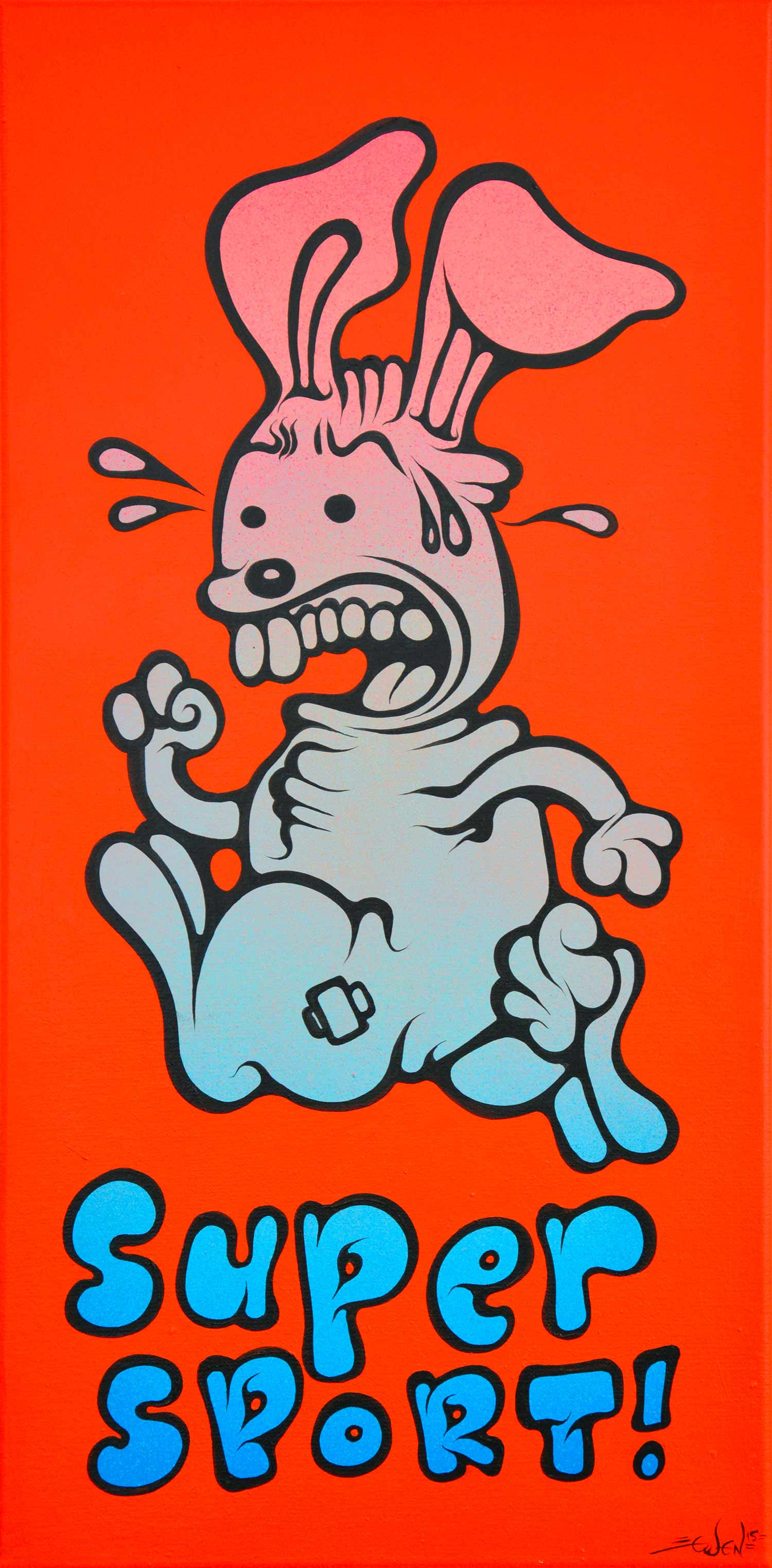 Ewen Gur, Super sport, peinture - Galerie de vente et d’achat d’art contemporain en ligne Artalistic