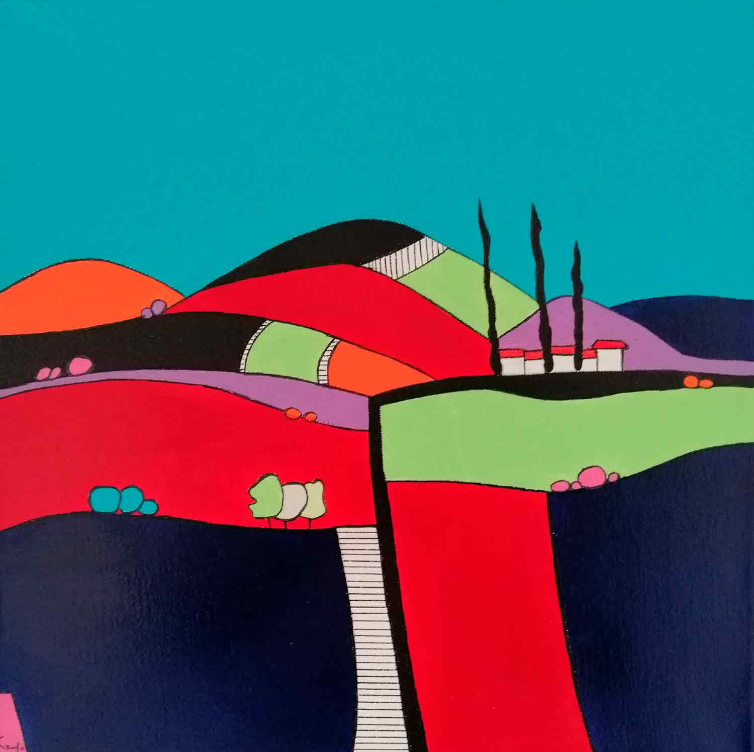 Carole Carpier, Bocage, peinture - Galerie de vente et d’achat d’art contemporain en ligne Artalistic