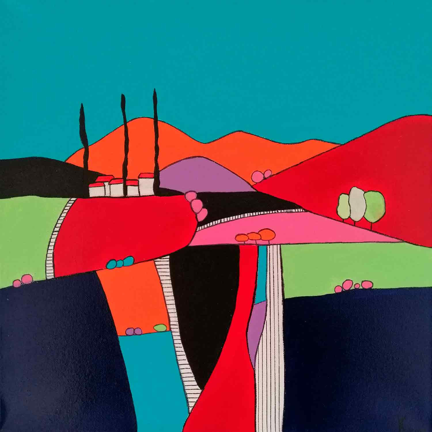 Carole Carpier, country folk, peinture - Galerie de vente et d’achat d’art contemporain en ligne Artalistic