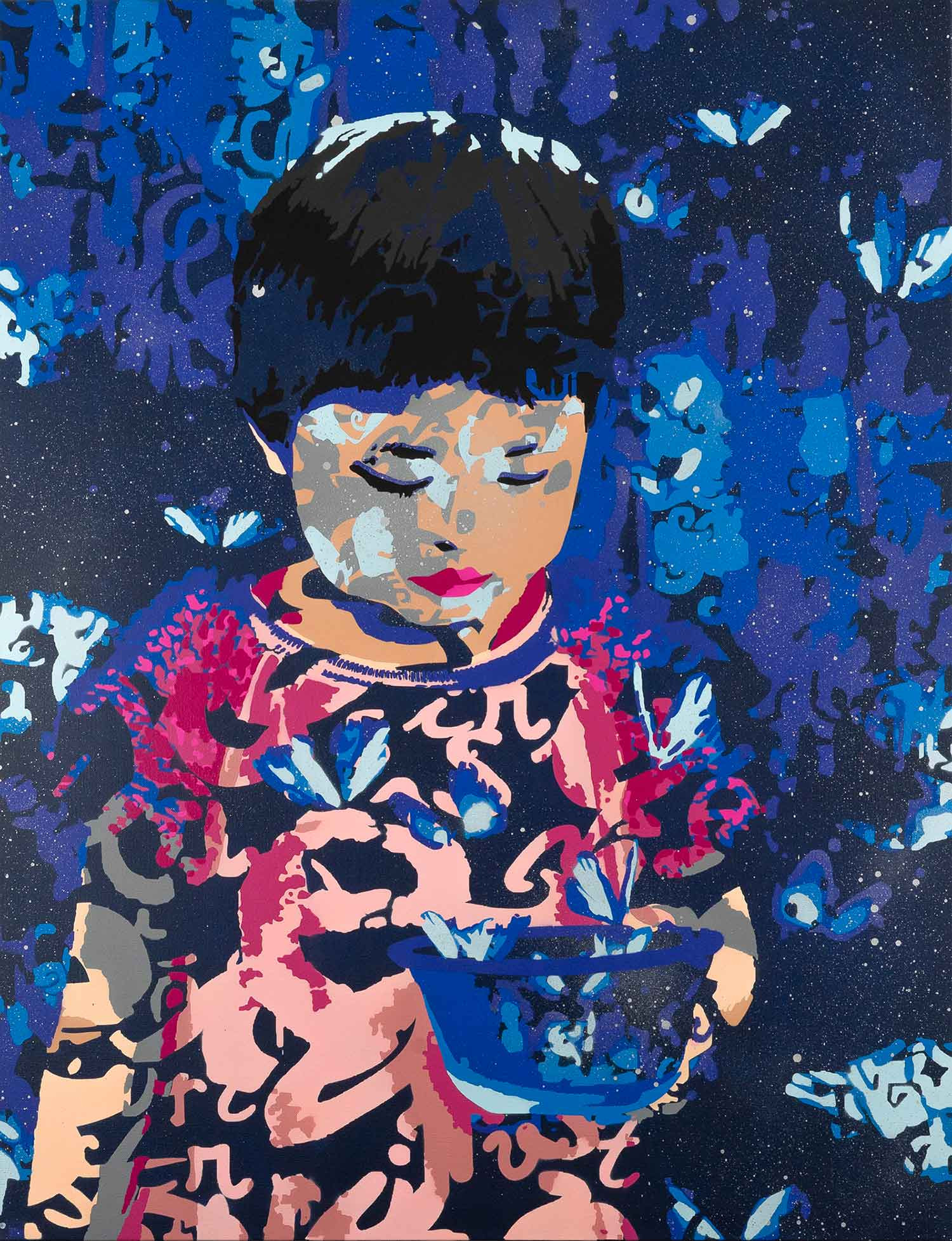 Lucie Lith, l'espoir, peinture - Galerie de vente et d’achat d’art contemporain en ligne Artalistic