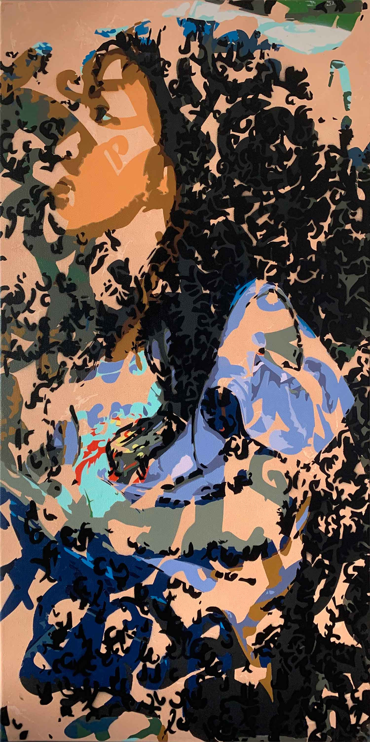 Lucie Lith, Au loin, peinture - Galerie de vente et d’achat d’art contemporain en ligne Artalistic