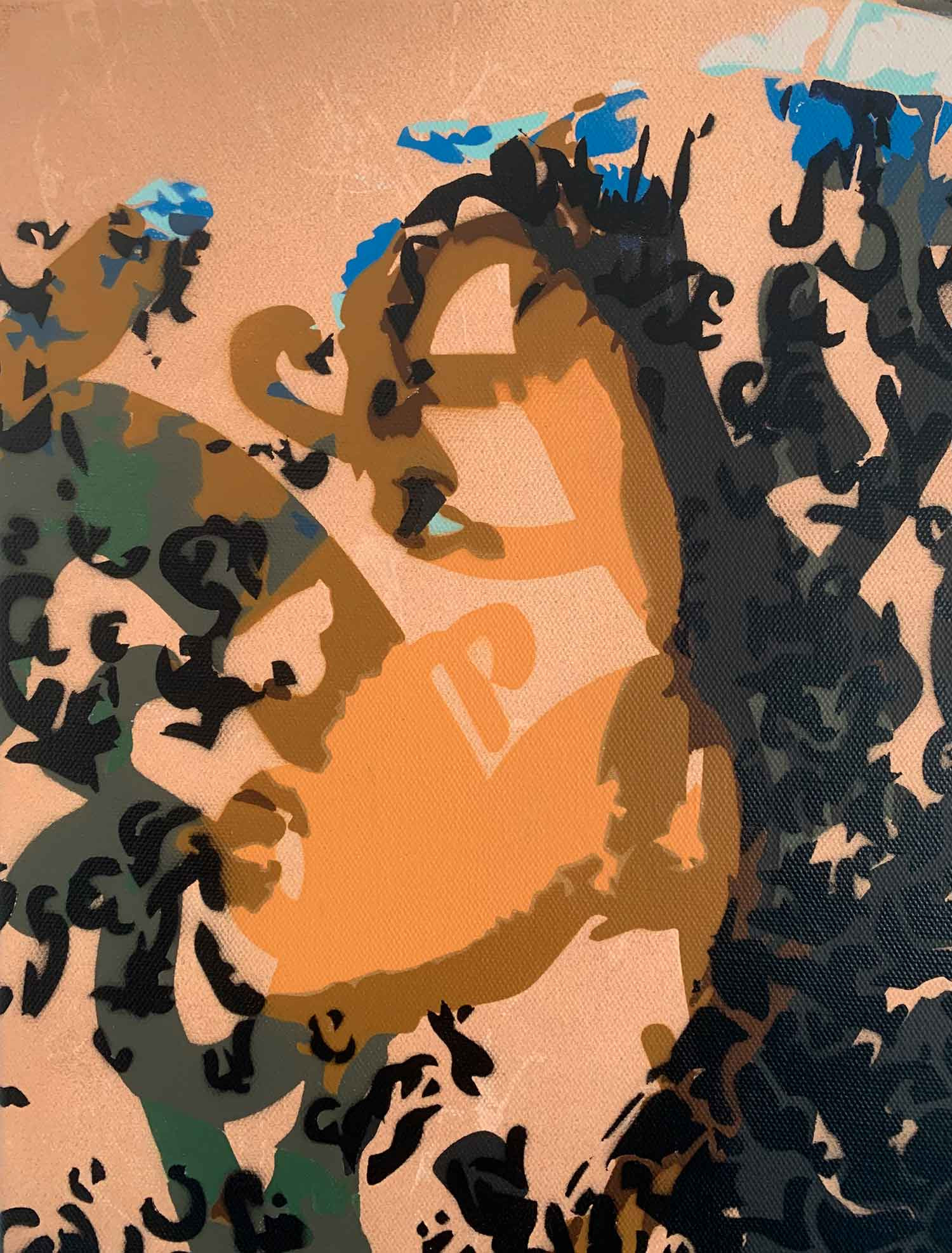 Lucie Lith, Au loin, peinture - Galerie de vente et d’achat d’art contemporain en ligne Artalistic