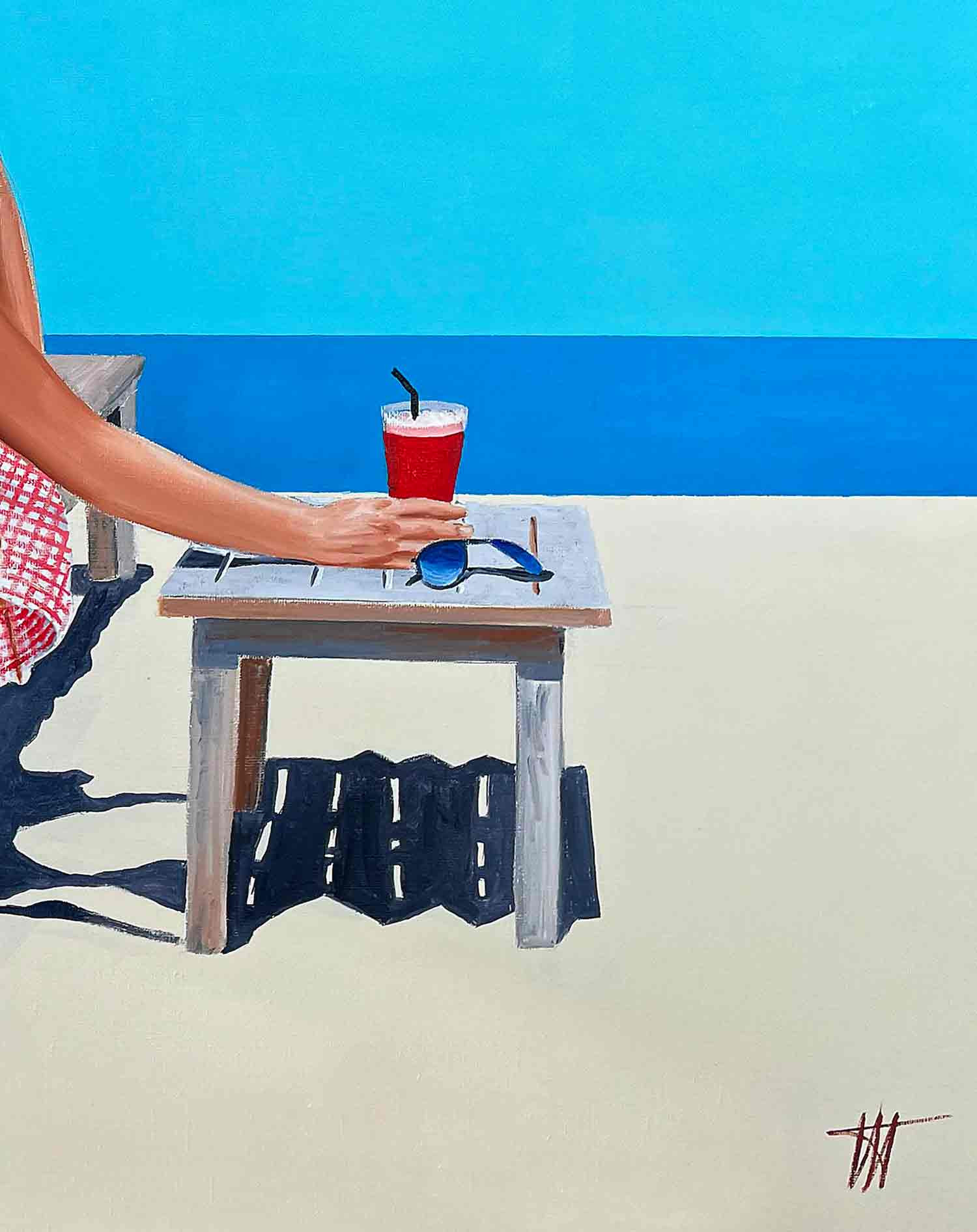 Jean-Jacques Venturini, Sous le soleil exactement, peinture - Galerie de vente et d’achat d’art contemporain en ligne Artalistic