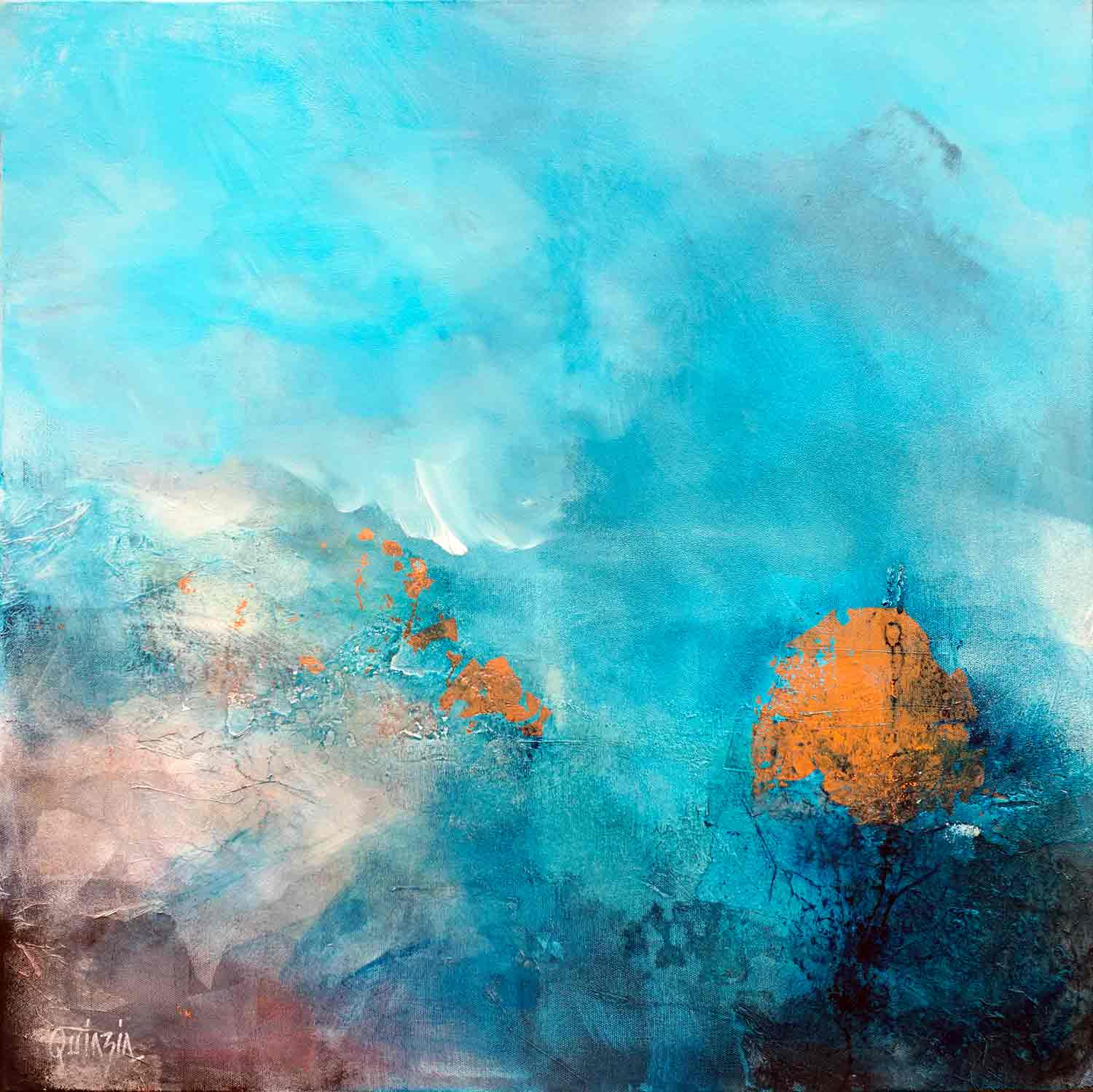Marianne Quinzin, Le silence est d'or, peinture - Galerie de vente et d’achat d’art contemporain en ligne Artalistic