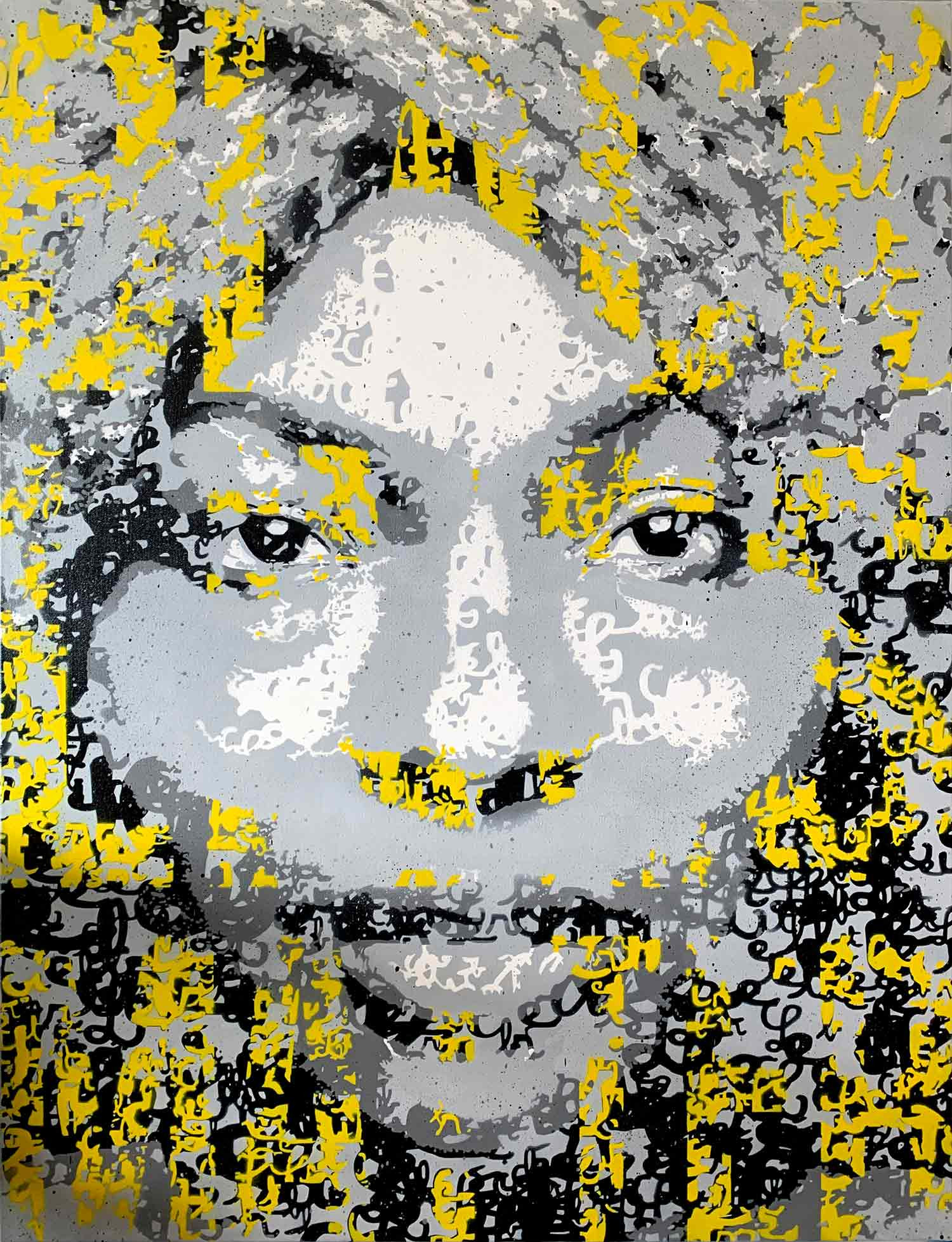 Lucie Lith, Black lives matter, peinture - Galerie de vente et d’achat d’art contemporain en ligne Artalistic