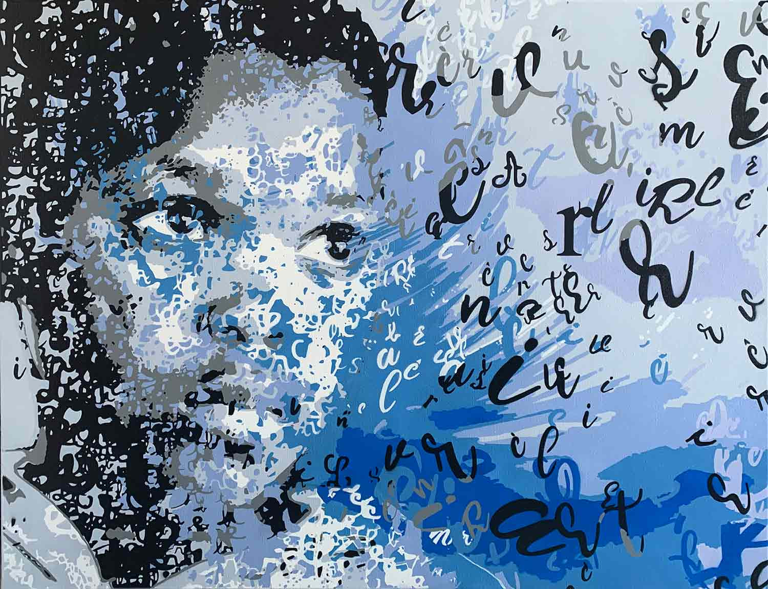Lucie Lith, La fuite, peinture - Galerie de vente et d’achat d’art contemporain en ligne Artalistic