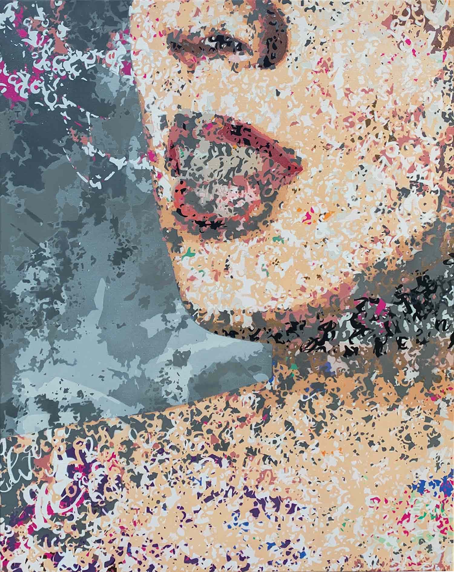Lucie Lith, Smoky, peinture - Galerie de vente et d’achat d’art contemporain en ligne Artalistic