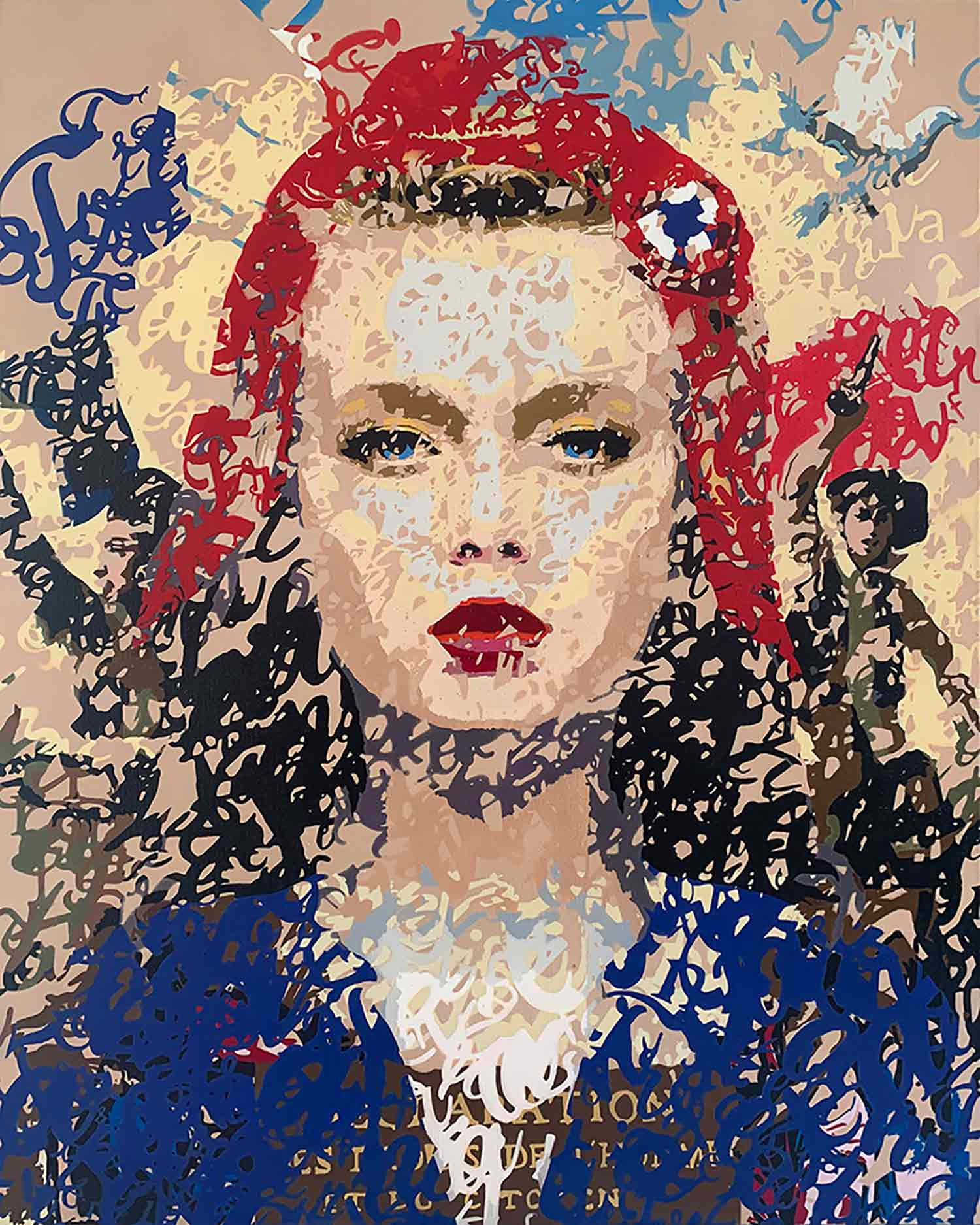 Lucie Lith, Allons enfants, peinture - Galerie de vente et d’achat d’art contemporain en ligne Artalistic