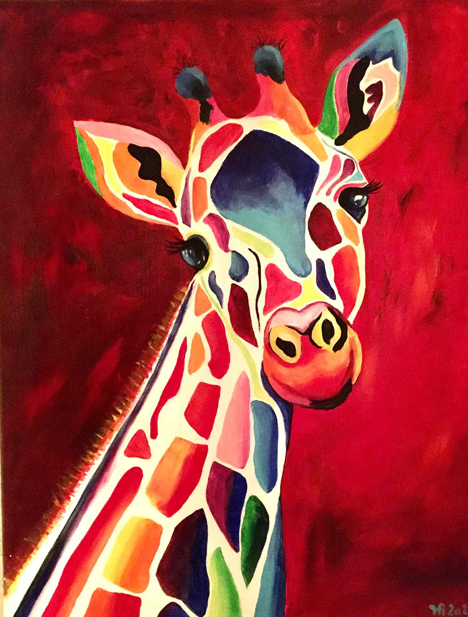Françoise Augustine, Zafara, peinture - Galerie de vente et d’achat d’art contemporain en ligne Artalistic