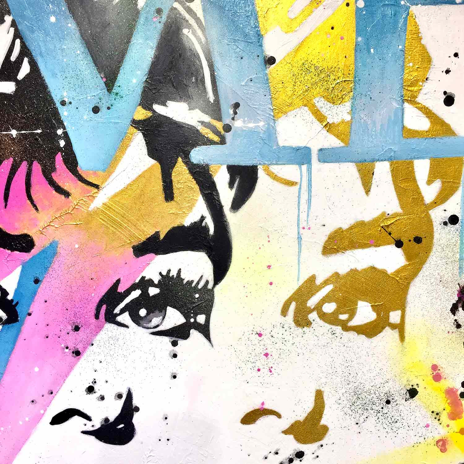 Patrick Cornée, Audrey Hepburn, peinture - Galerie de vente et d’achat d’art contemporain en ligne Artalistic
