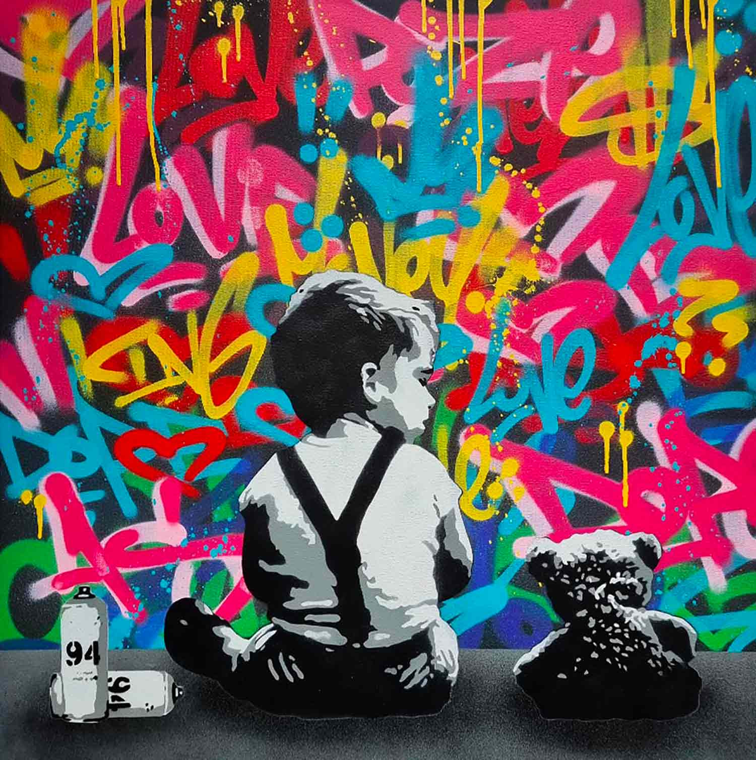 Asko Art, Friends for life, peinture - Galerie de vente et d’achat d’art contemporain en ligne Artalistic