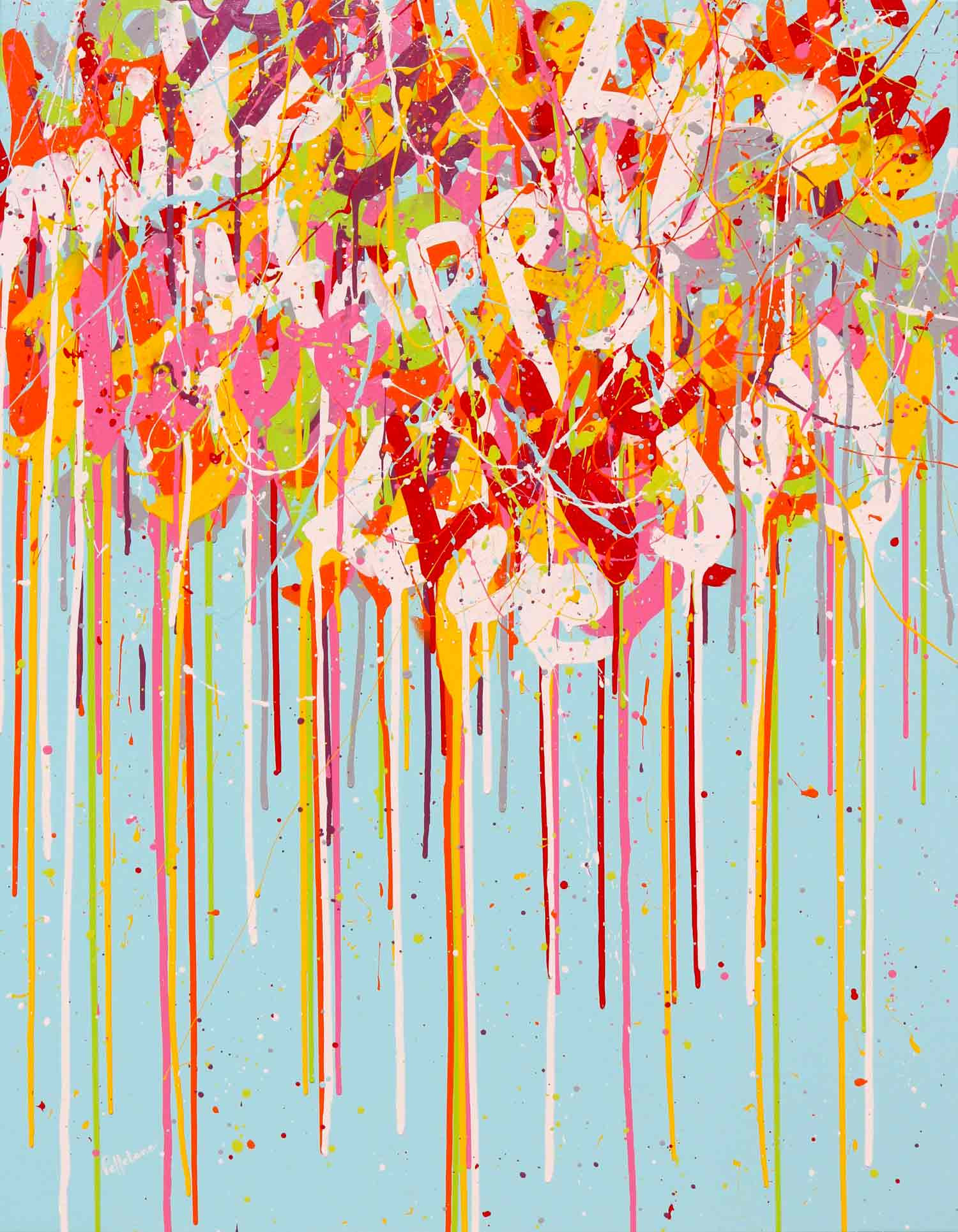 Isabelle Pelletane, Happy life, peinture - Galerie de vente et d’achat d’art contemporain en ligne Artalistic