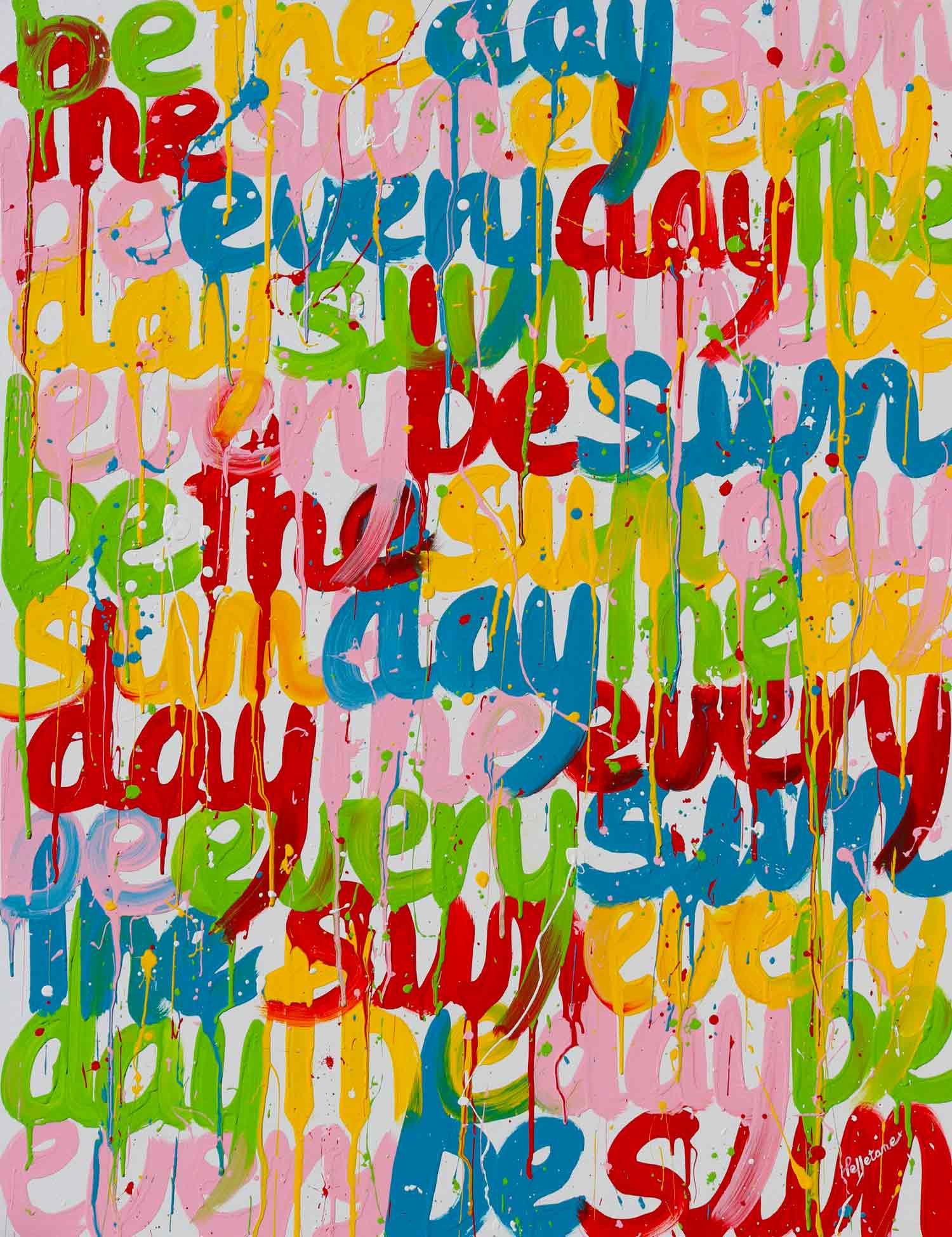 Isabelle Pelletane, Be the sun, peinture - Galerie de vente et d’achat d’art contemporain en ligne Artalistic