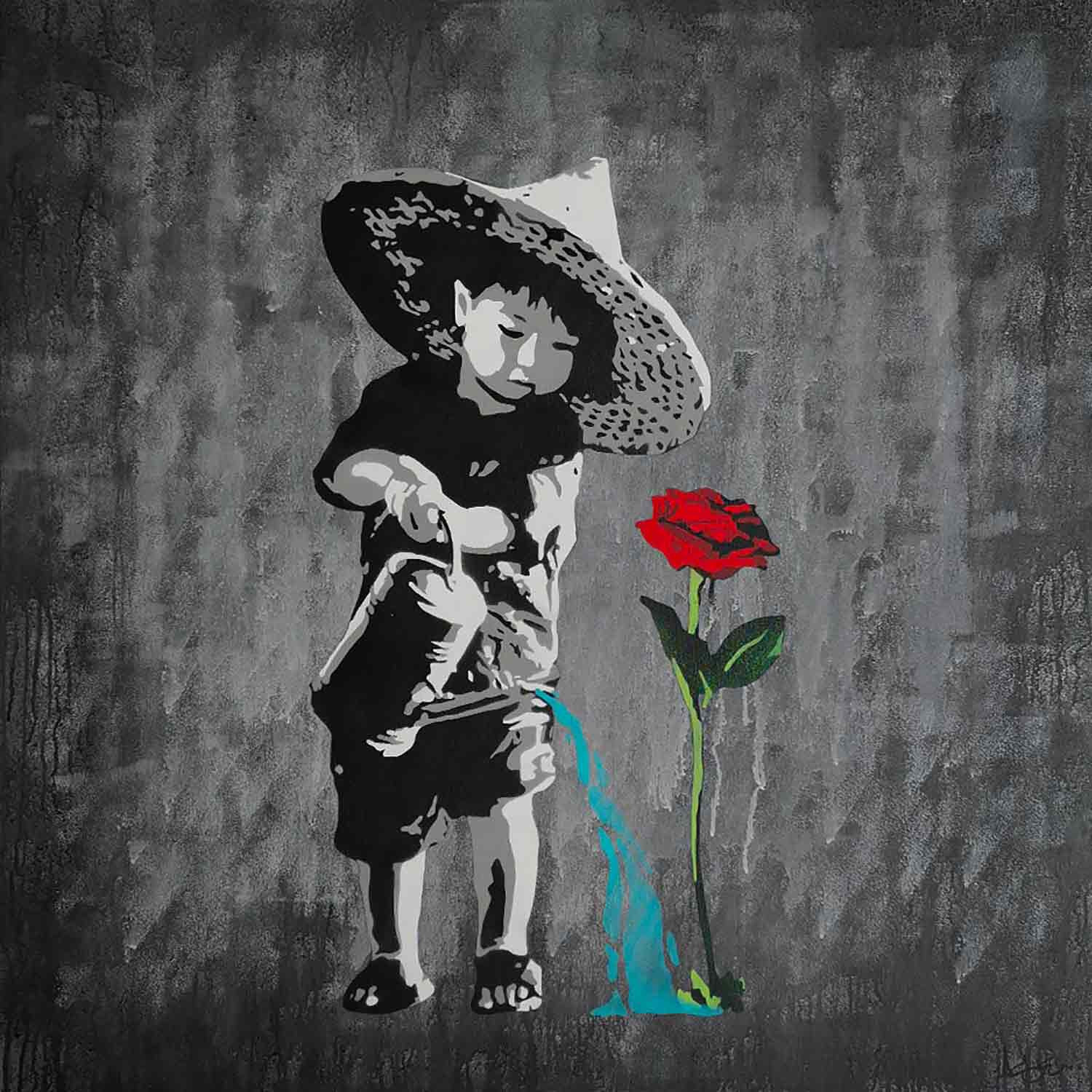 Asko Art, Never give up, peinture - Galerie de vente et d’achat d’art contemporain en ligne Artalistic