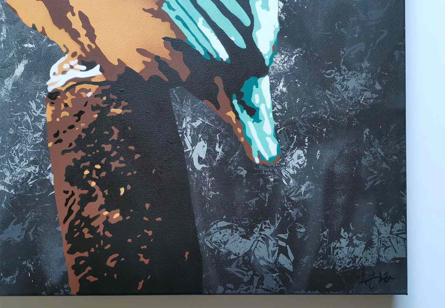 Asko Art, Kingfisher, peinture - Galerie de vente et d’achat d’art contemporain en ligne Artalistic