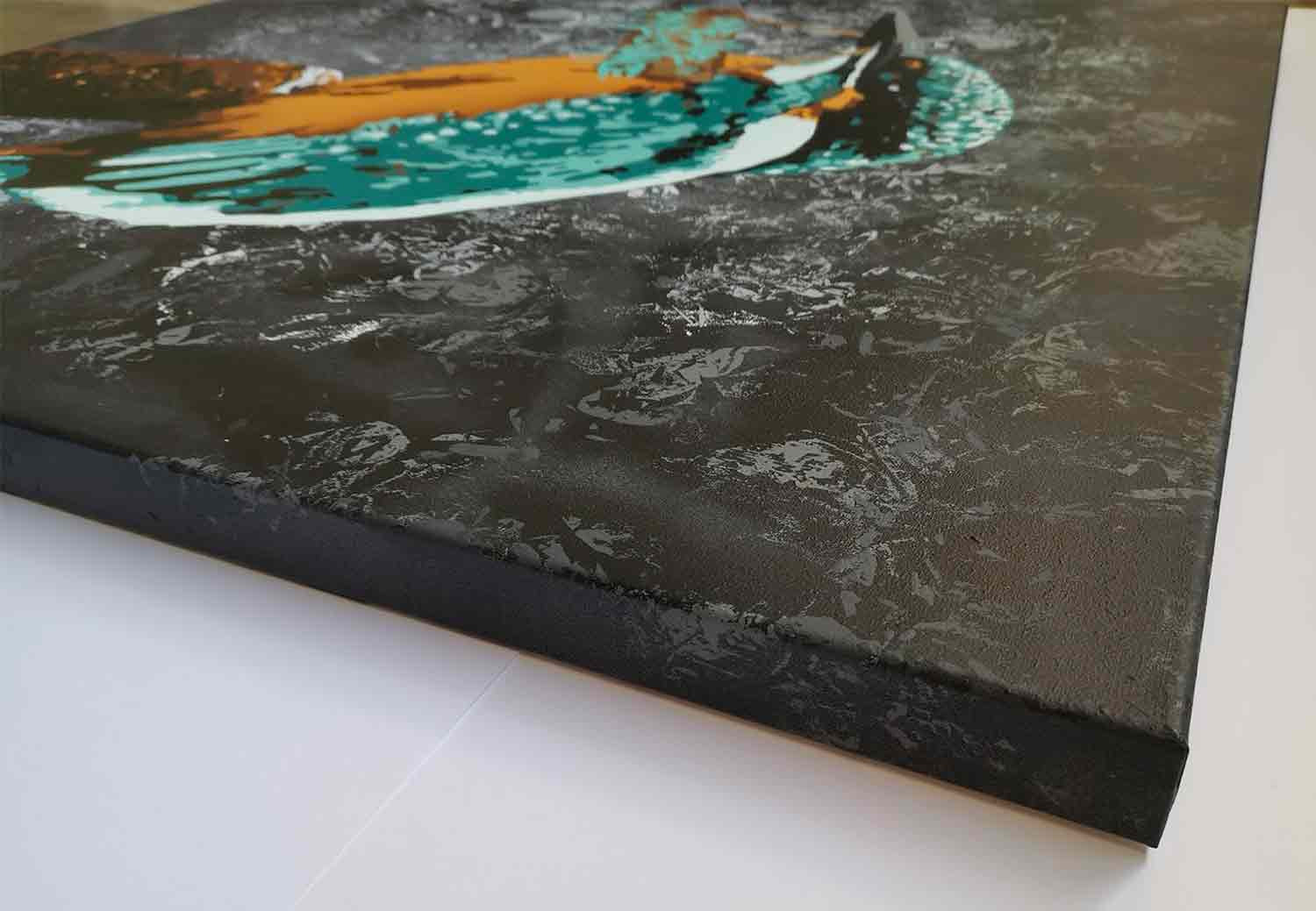 Asko Art, Kingfisher, peinture - Galerie de vente et d’achat d’art contemporain en ligne Artalistic