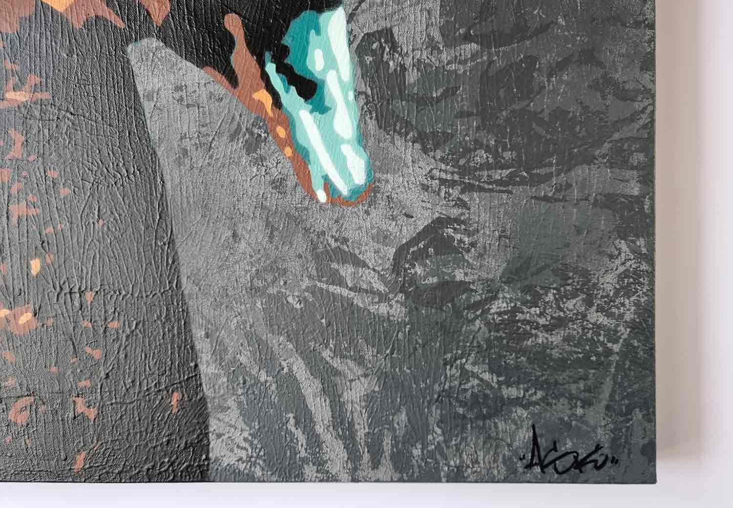 Asko Art, Kingfisher, peinture - Galerie de vente et d’achat d’art contemporain en ligne Artalistic