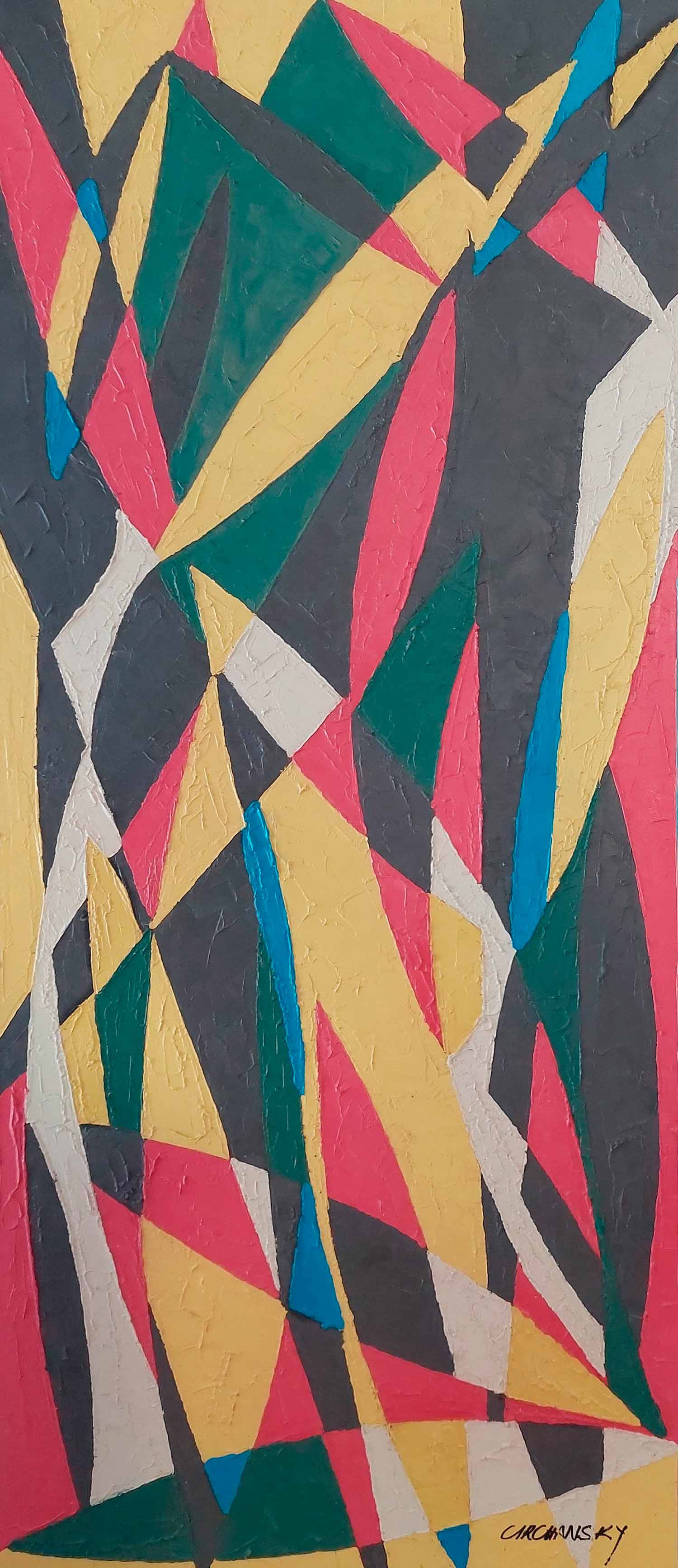 Joël Circhansky, série African, peinture - Galerie de vente et d’achat d’art contemporain en ligne Artalistic