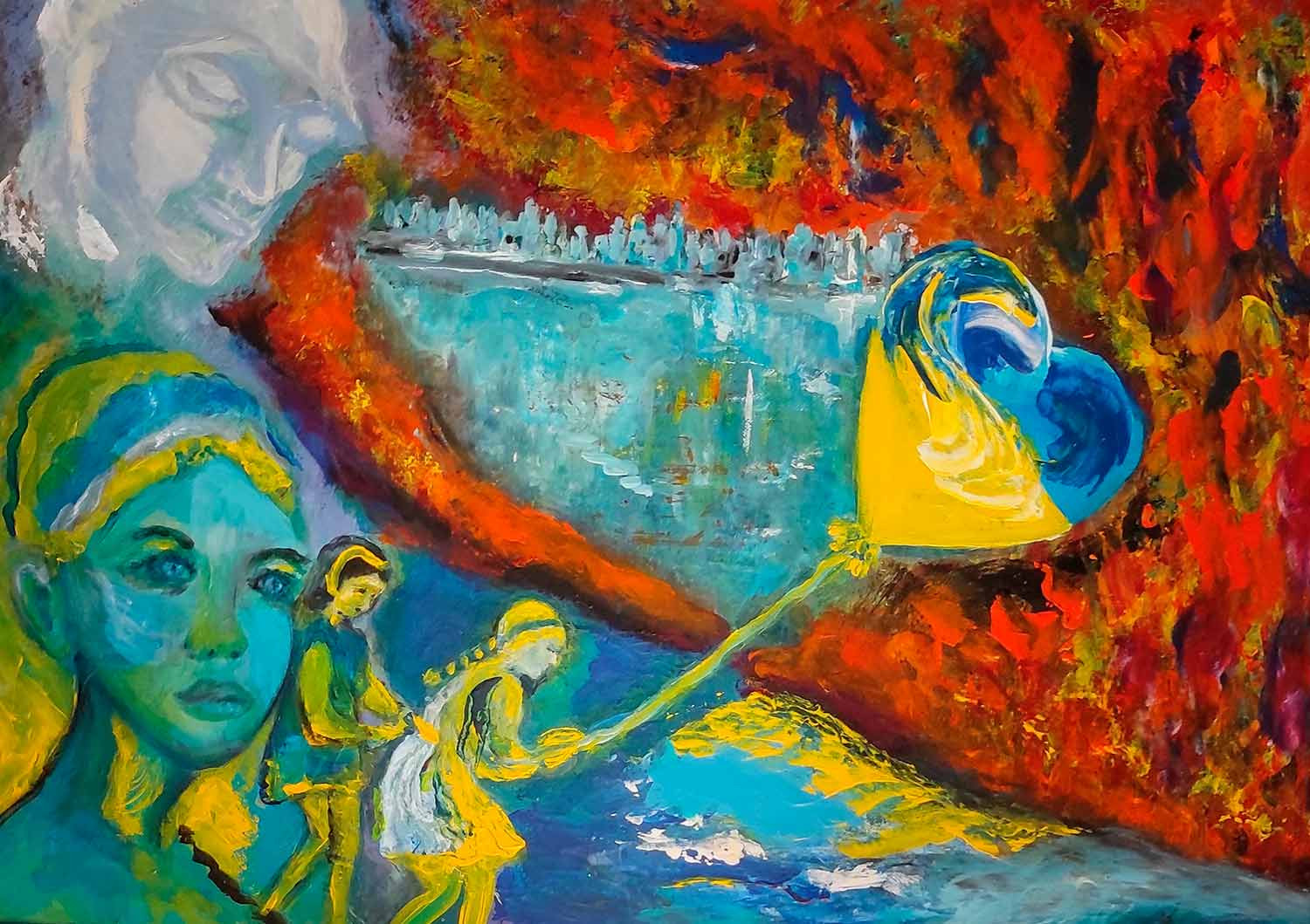 Tissa, 24th February, peinture - Galerie de vente et d’achat d’art contemporain en ligne Artalistic