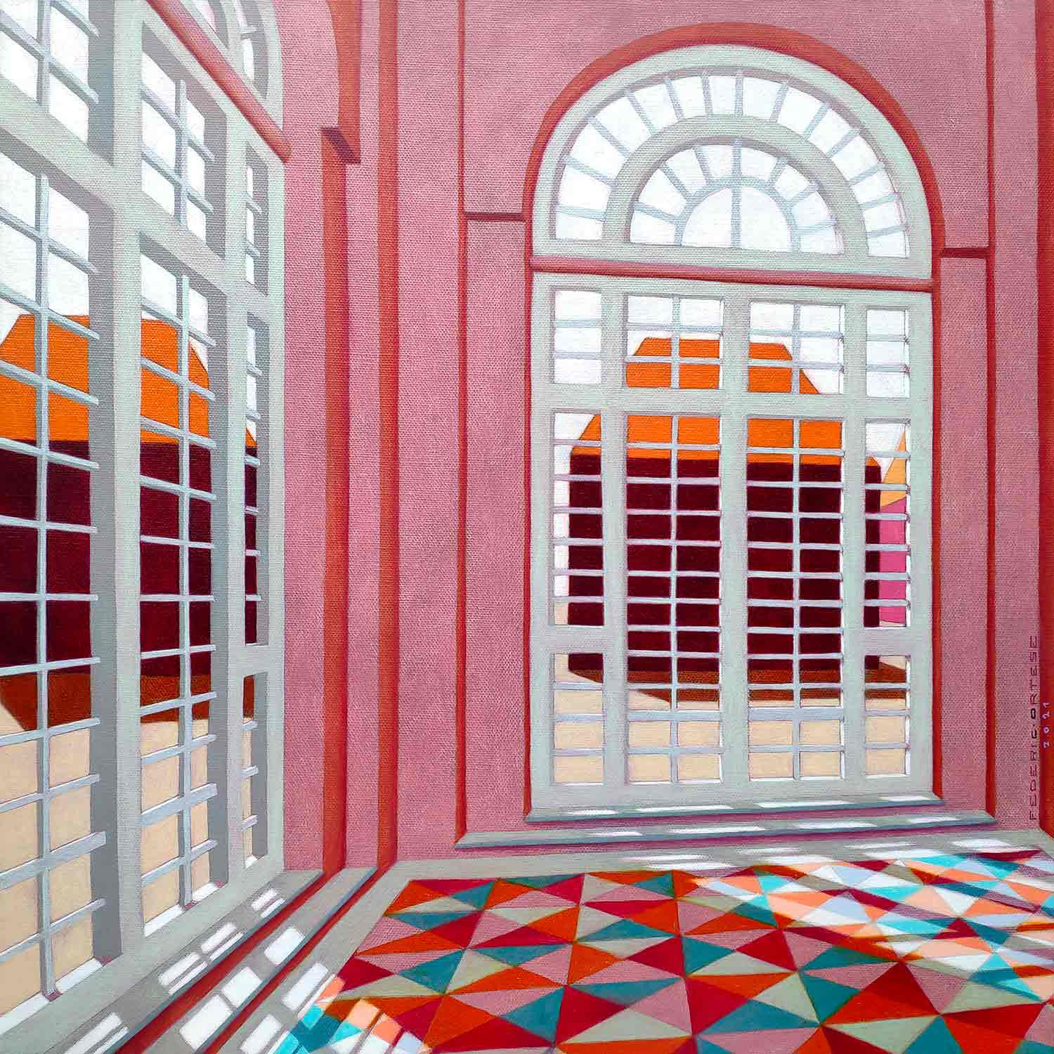 Federico Cortese, Abandoned room, peinture - Galerie de vente et d’achat d’art contemporain en ligne Artalistic