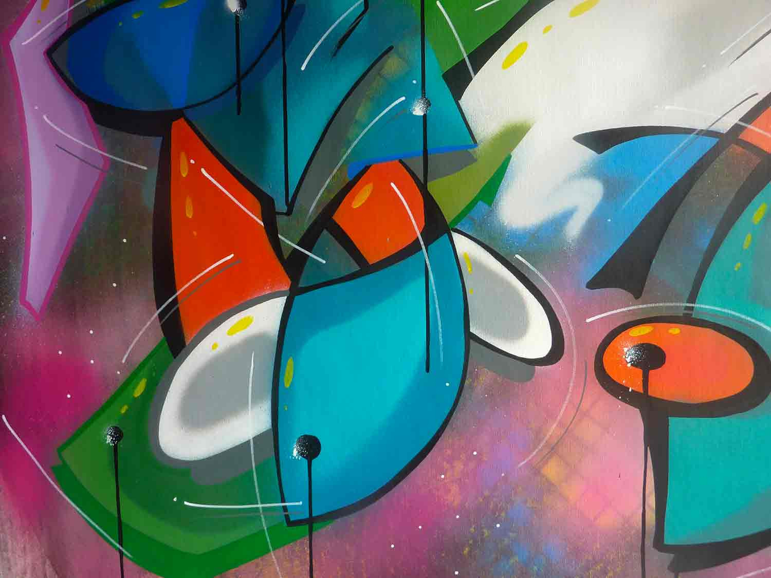 Saname, Fish n°2301, peinture - Galerie de vente et d’achat d’art contemporain en ligne Artalistic