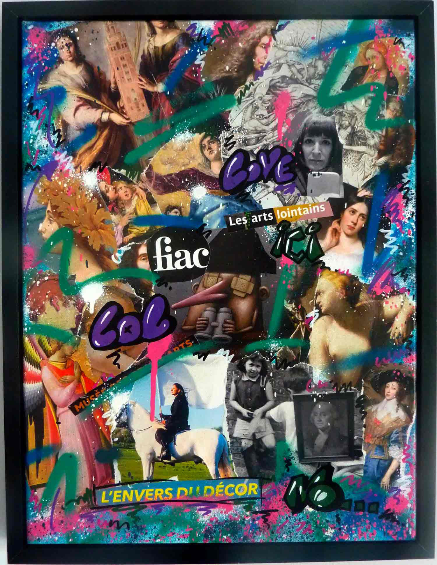 Saname, Selfie, peinture - Galerie de vente et d’achat d’art contemporain en ligne Artalistic