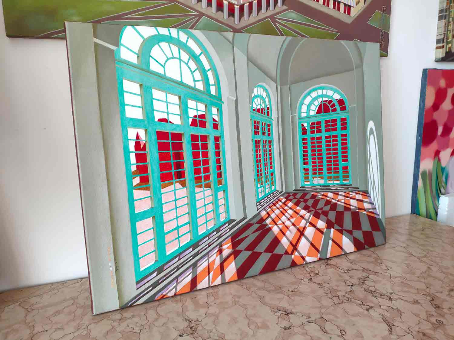 Federico Cortese, Abandoned room, peinture - Galerie de vente et d’achat d’art contemporain en ligne Artalistic